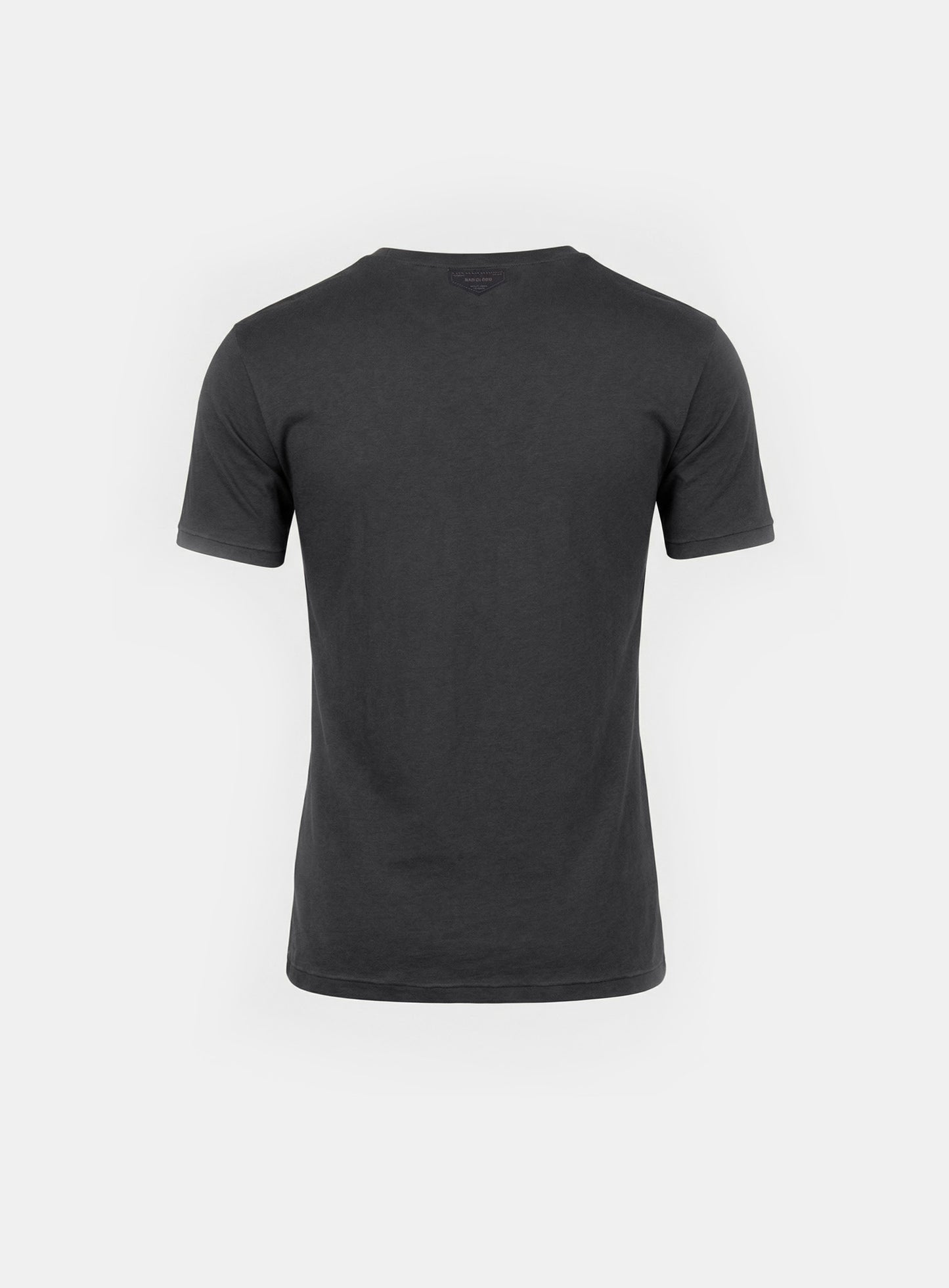 [w-tee26-056] BS Cotton Jersey Fitted Short Sleeve T-Shirt - Charcoal