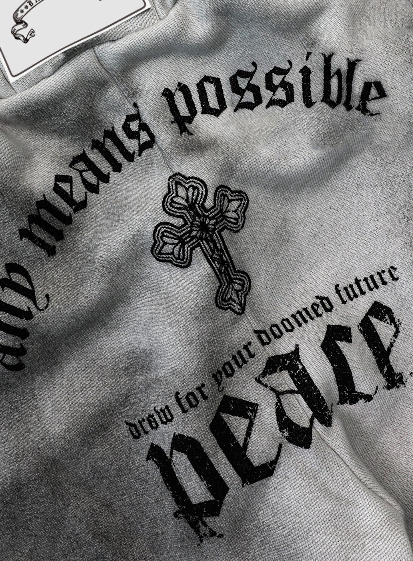 PEACE NOT WAR Jogger - Dusty White