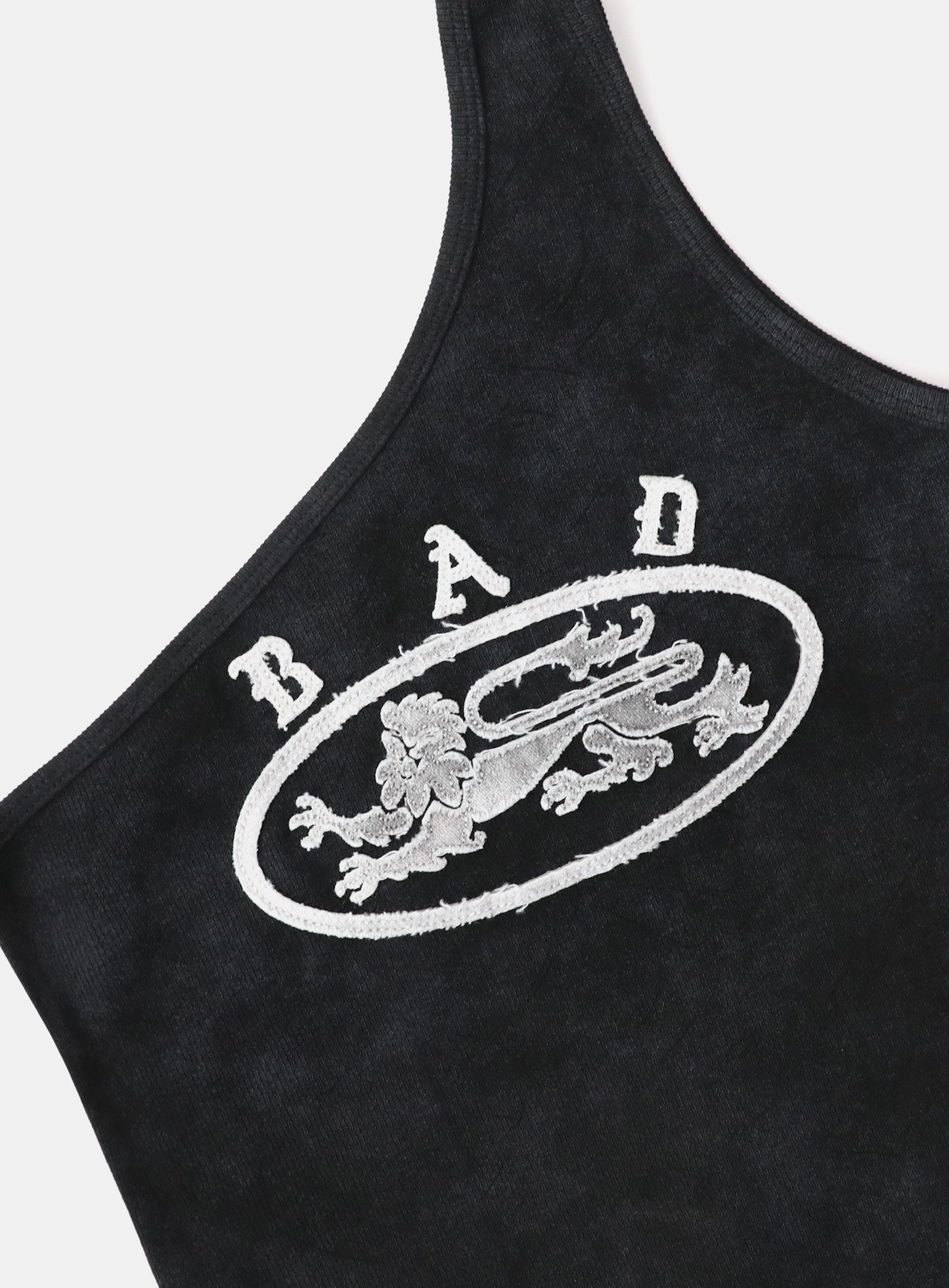 Ryan Patch One Shoulder Tank - Washed Black