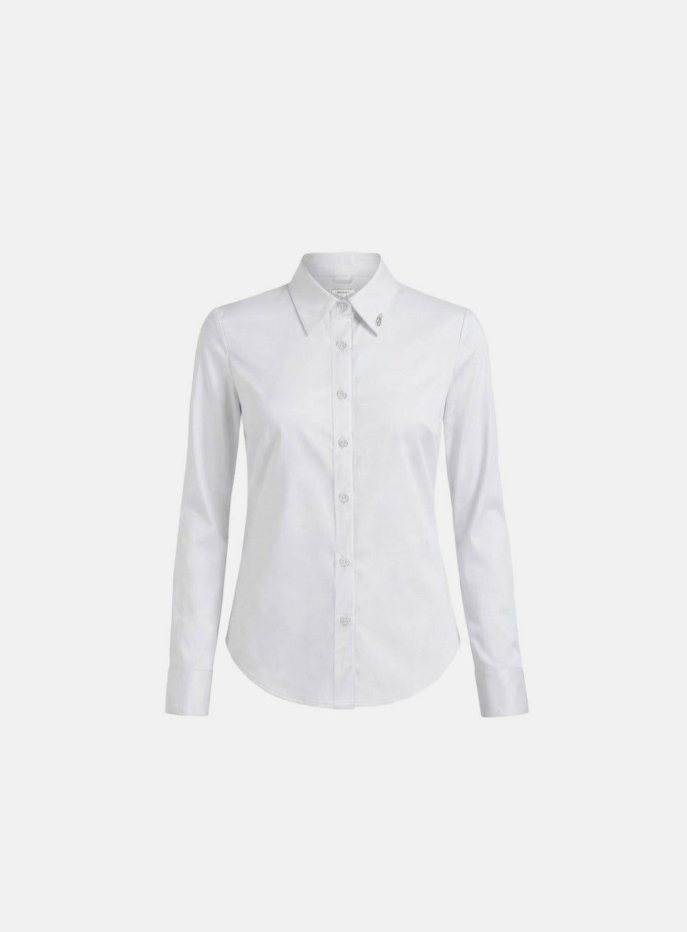[w-sht26-005] Uniform Classic Slim-Fit Dress Shirt - White