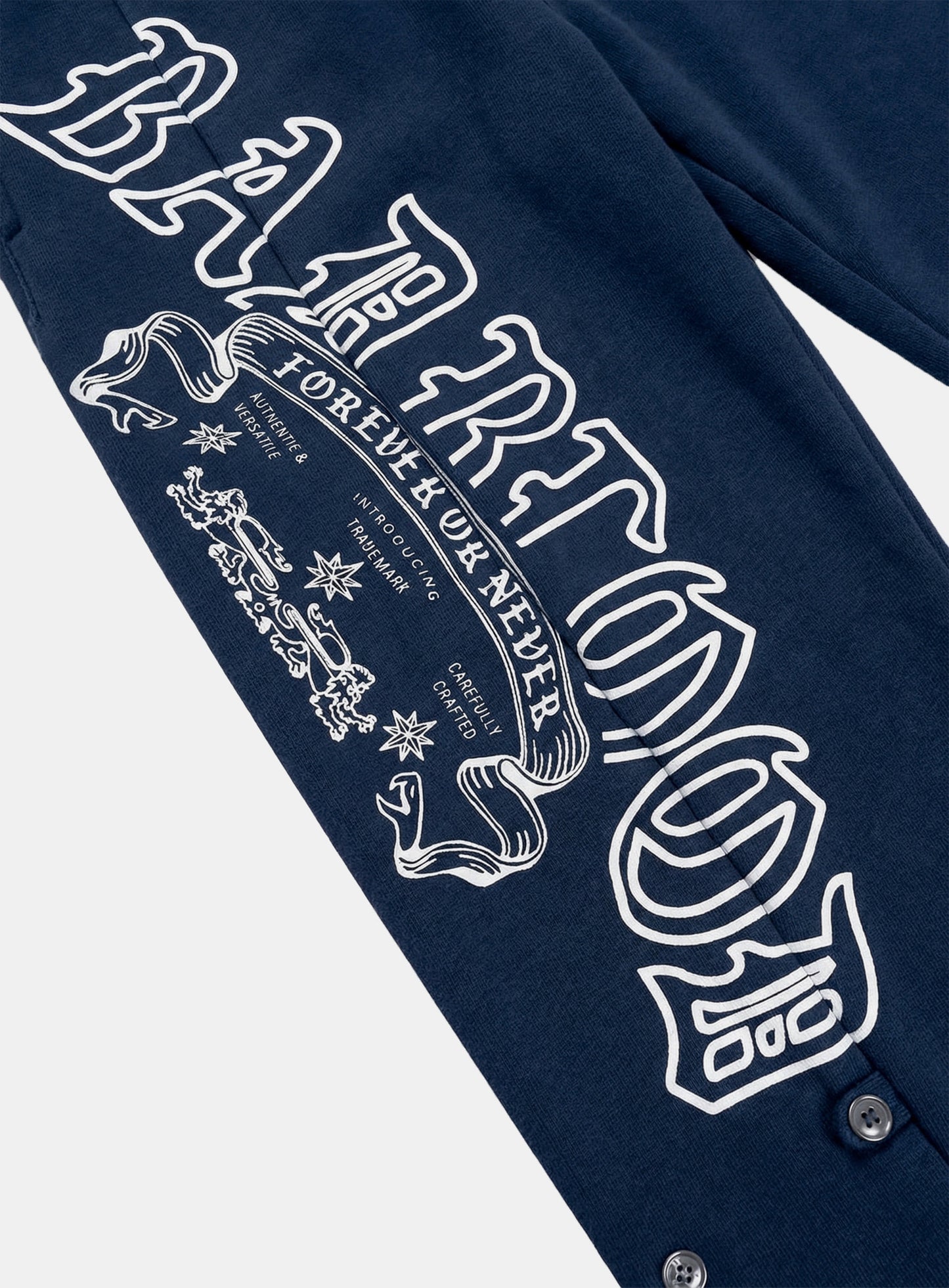 [w-pts26-054] Mystic Capsule Semi-Curved Fit Joggers - Navy