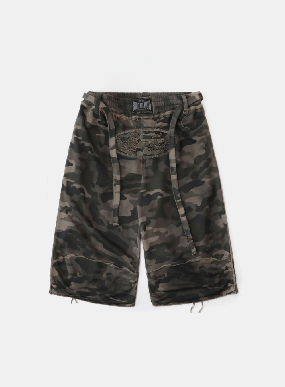 ★BADBLOOD★ Billy Track Bermuda Pants Navy w-srt24-040 badblood – BBGSHOPHK