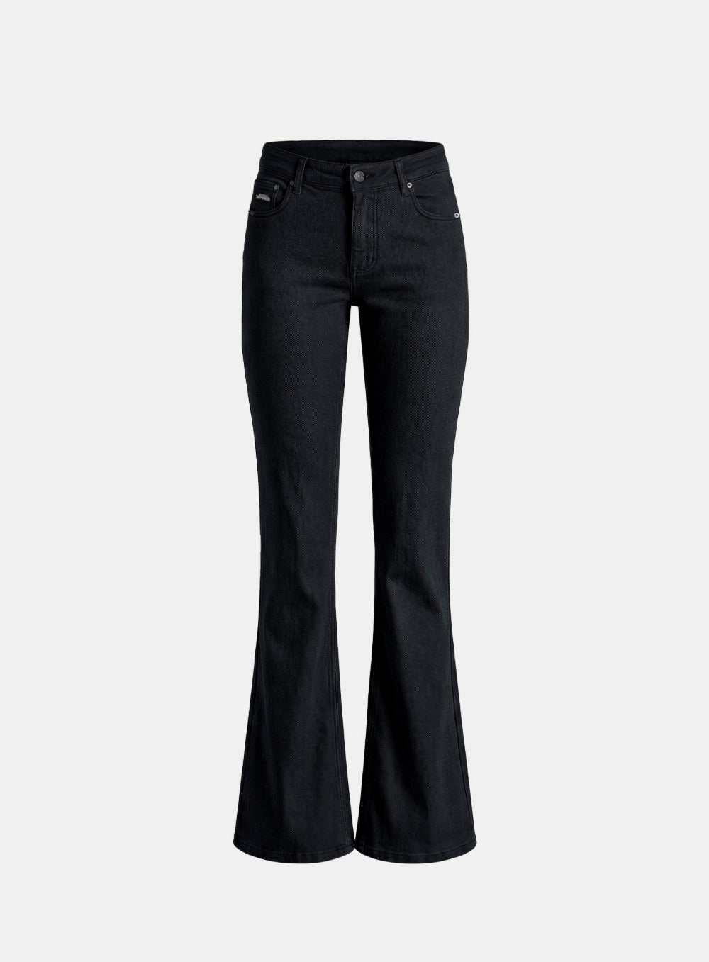 [w-pts26-070] 702 Low-Rise Bootcut Pants - Black