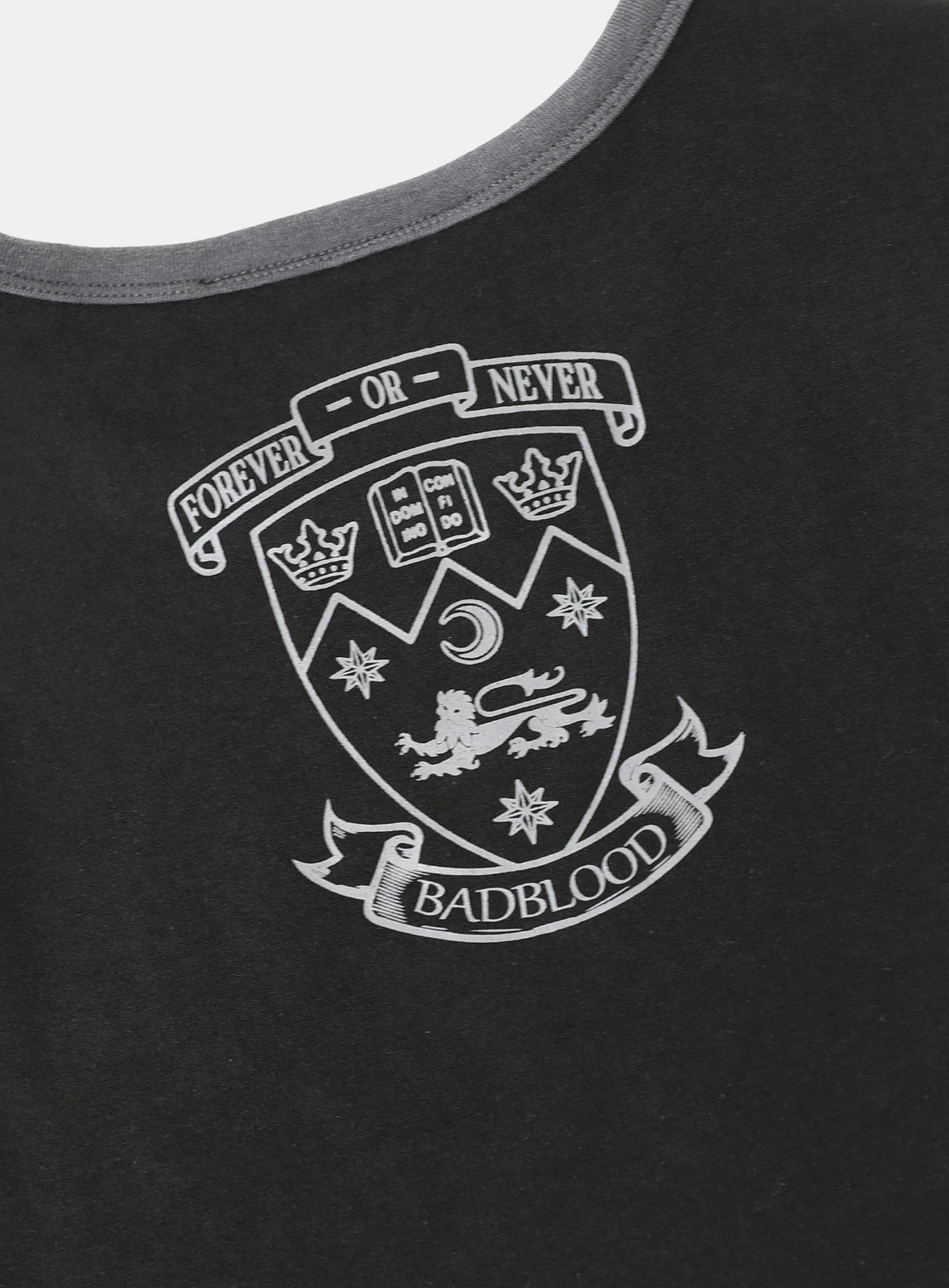 Workshop Shield Print Tank - Black/Charcoal