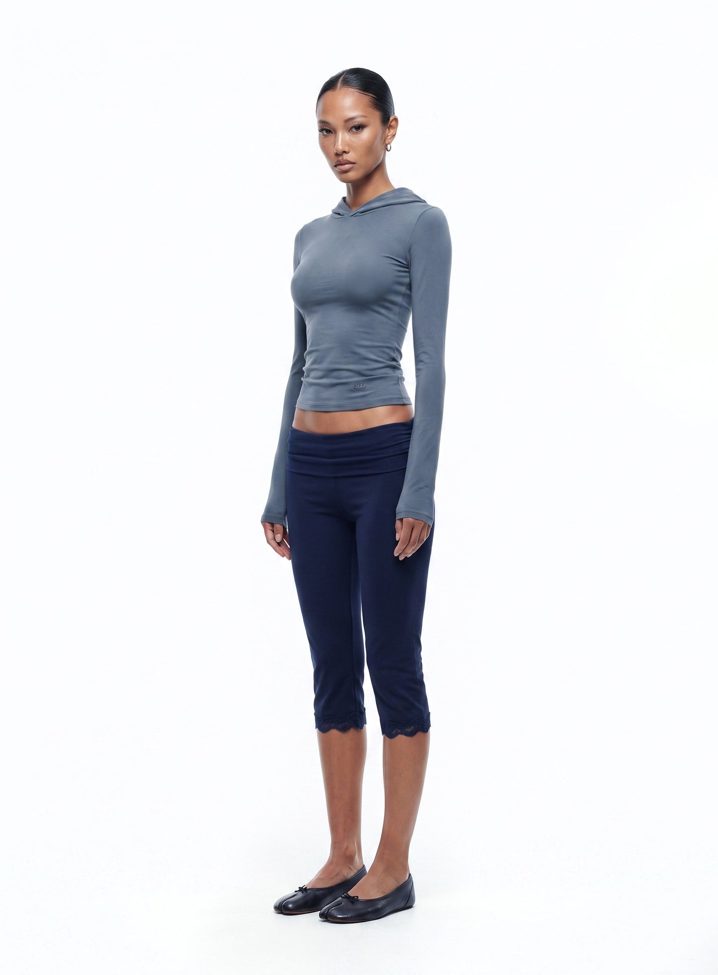 [w-hde26-032] Everyday Hoodie - Blue Gray