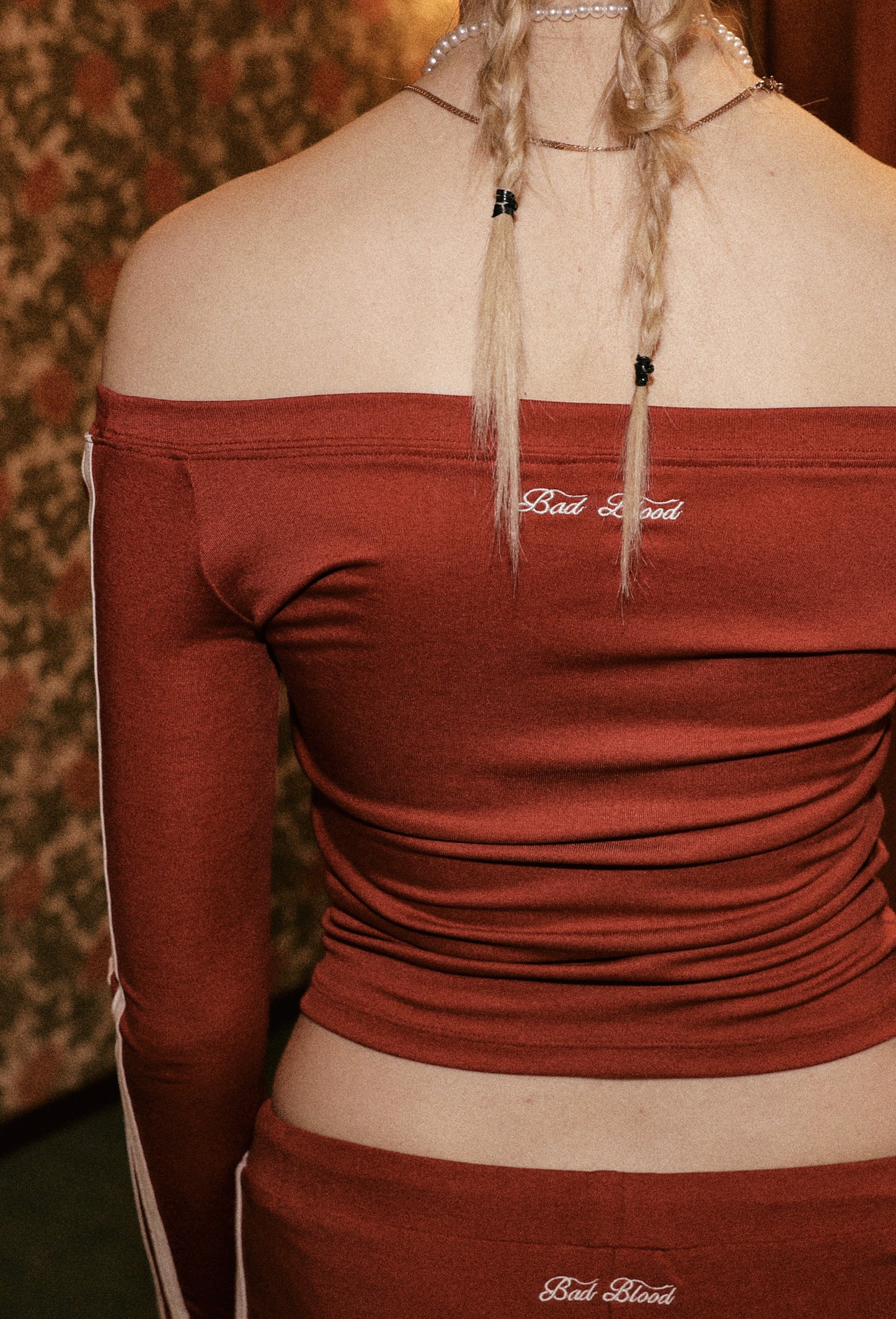 Barbara Off Shoulder Top - Red