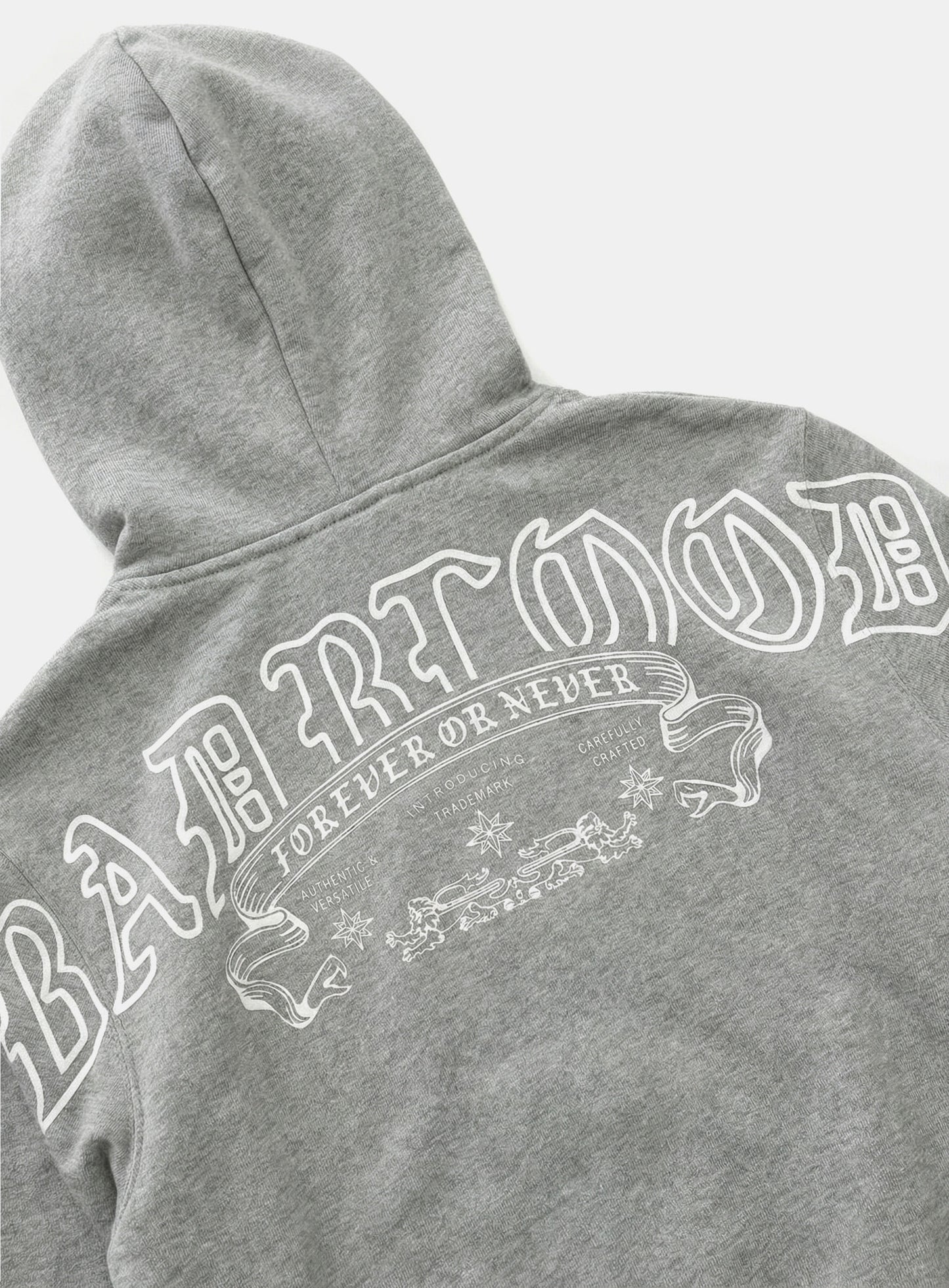 [w-hde26-023] Mystic Capsule Slim-Fit Zip-Up Hoodie - Gray