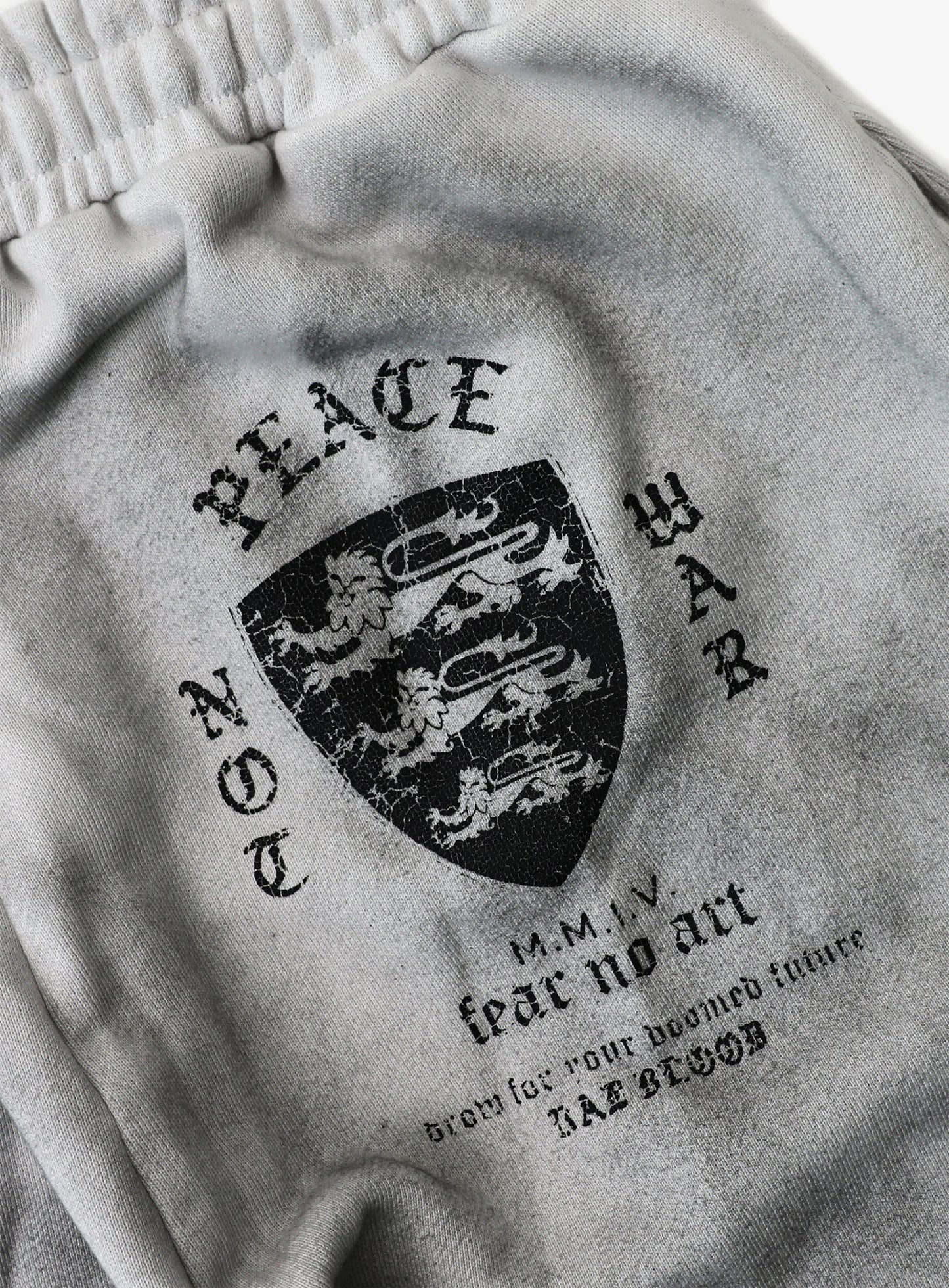 PEACE NOT WAR Jogger - Dusty White