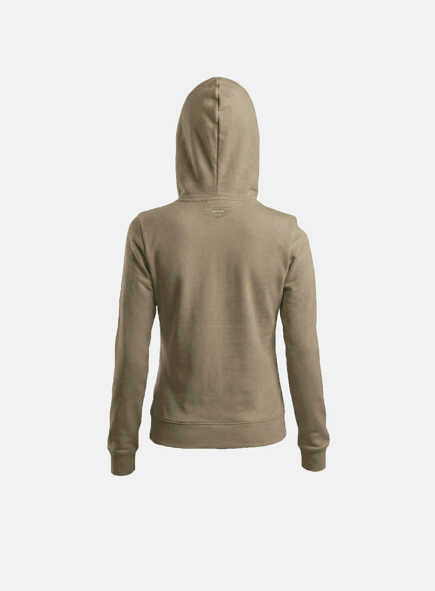 [w-hde26-006] BS Soft Terry Zip-Up Hoodie - Tobacco