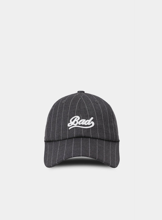 Gabardine Ball Cap - Stripe/Charcoal