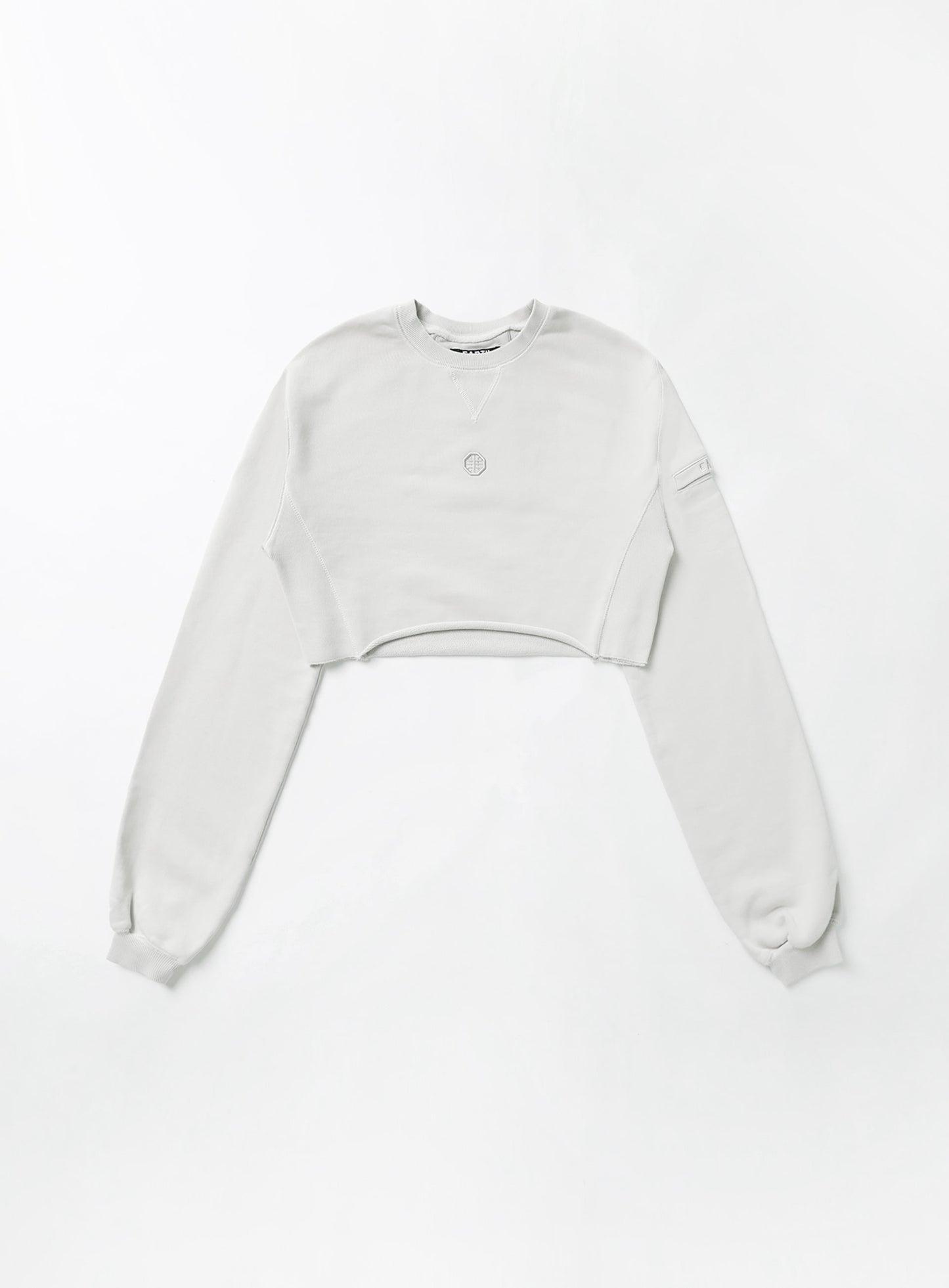 Old Effect Crop Sweatshirt - Studio