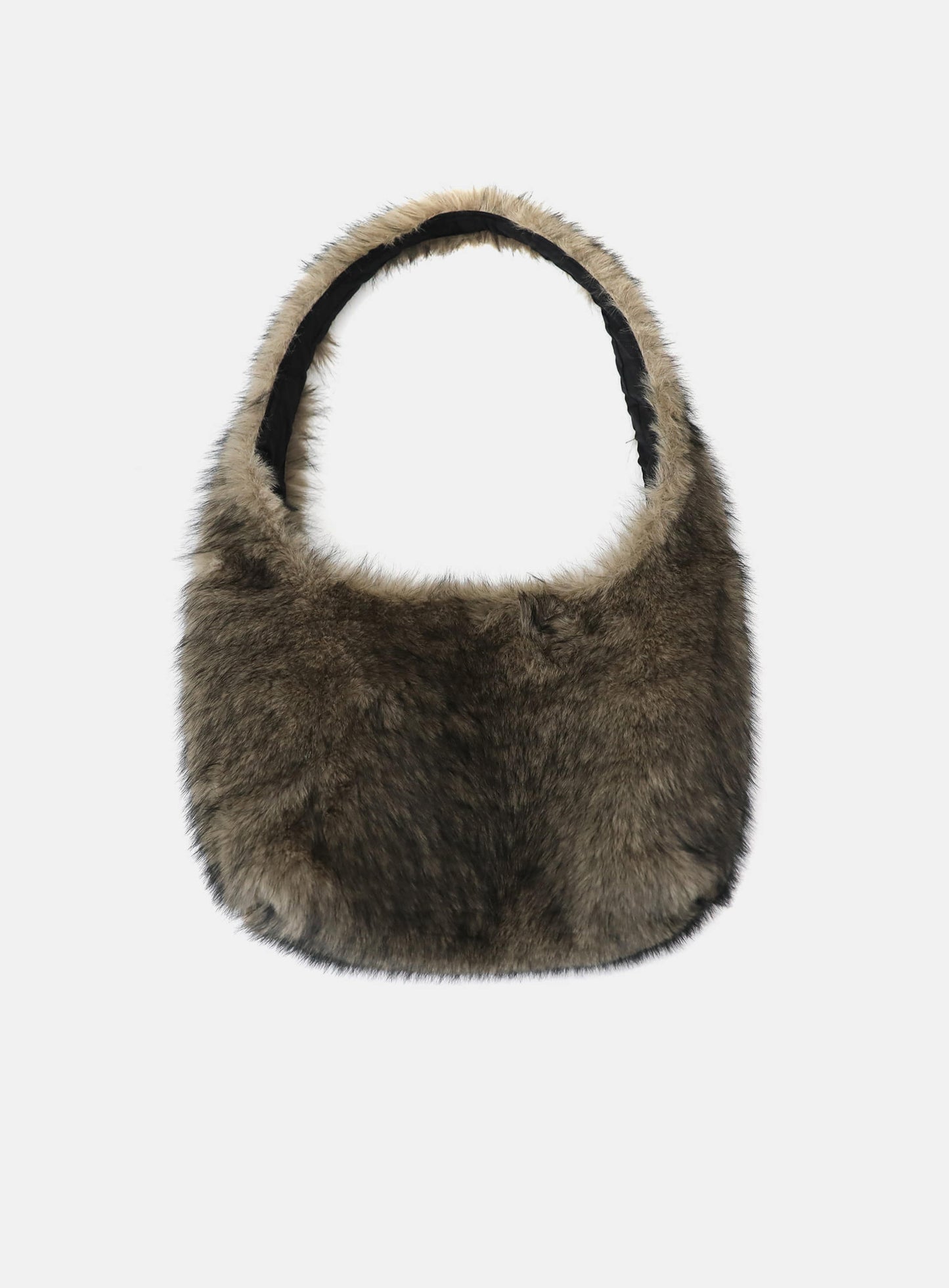 [w-bag25-010] Viper Fur Shoulder Bag - Coyote