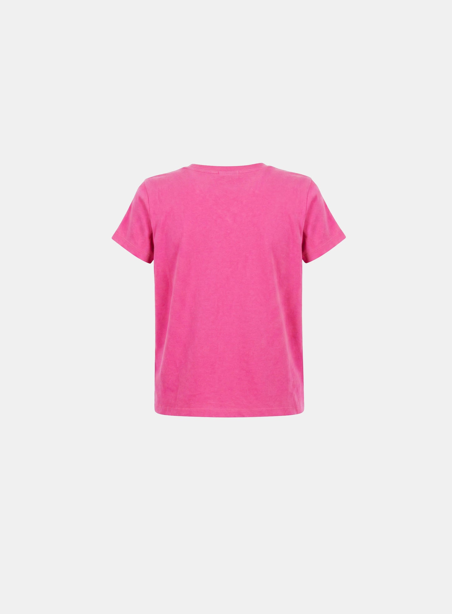 [w-tee26-227] Translation Side Graphic 1/2 T-Shirt - Pink