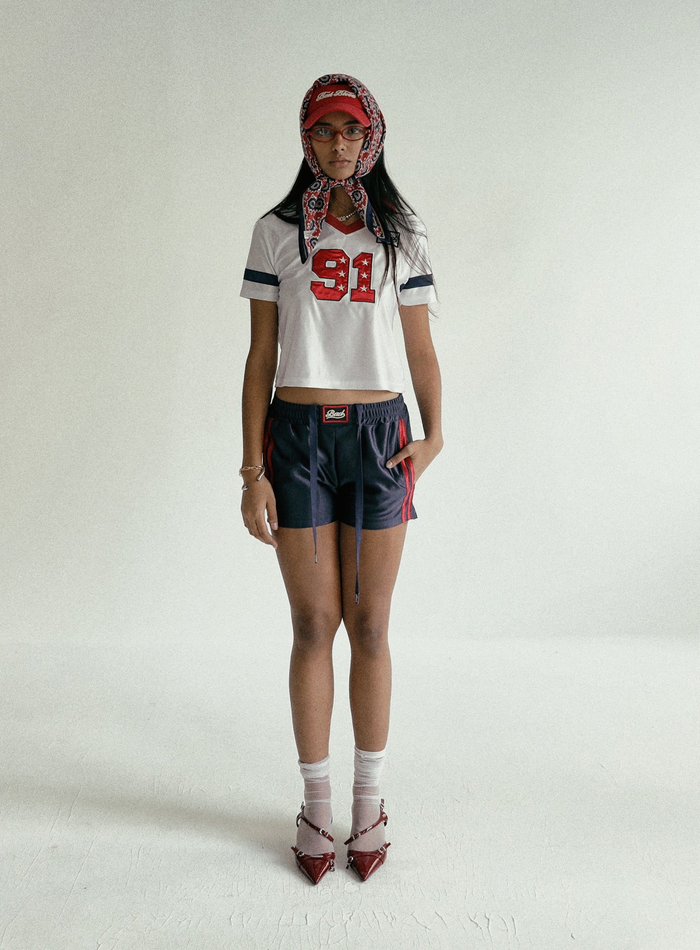 91 Football Shorts - Navy