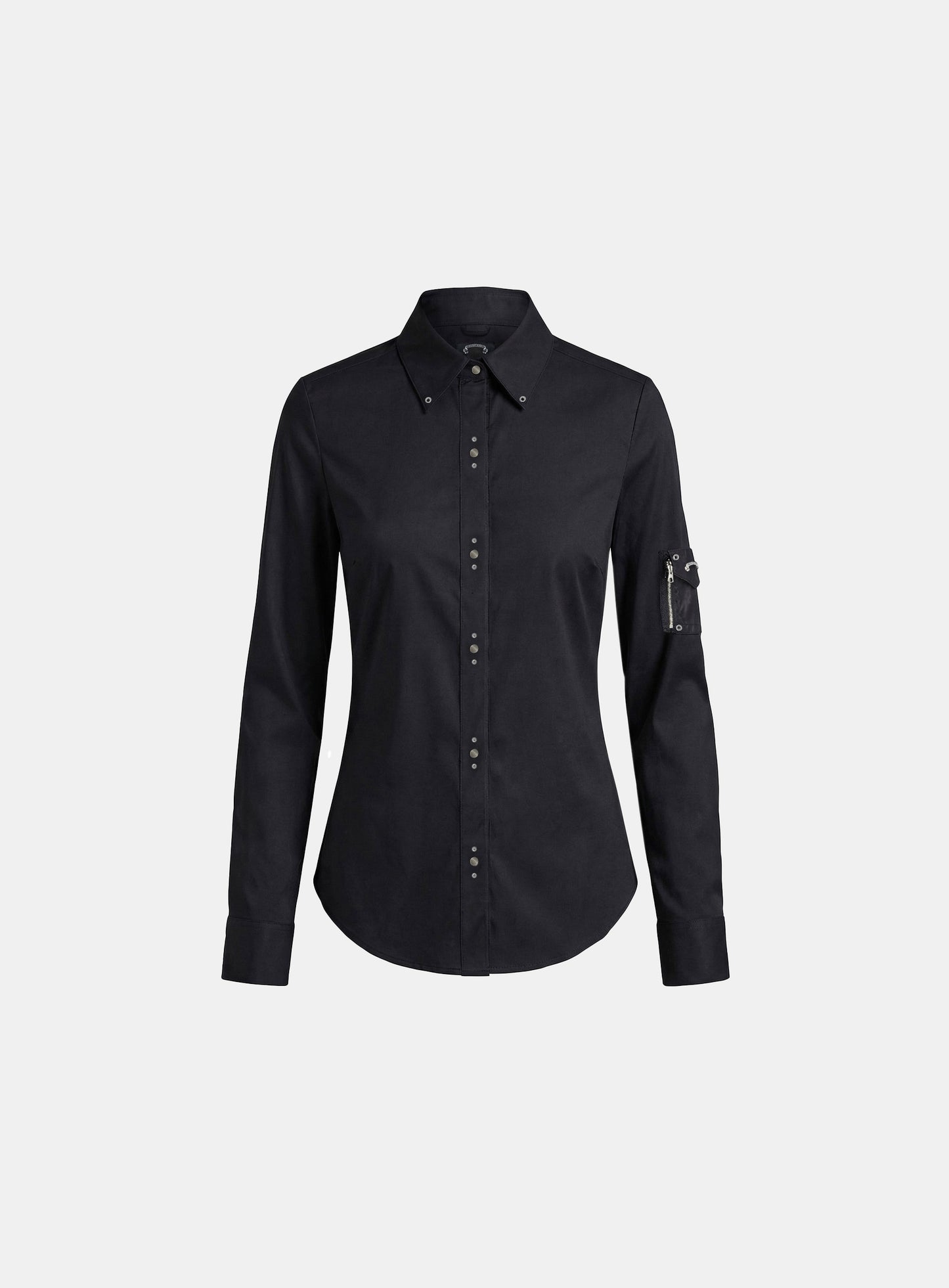 [w-sht26-012] Viper V2 Long Sleeve Shirt - Black