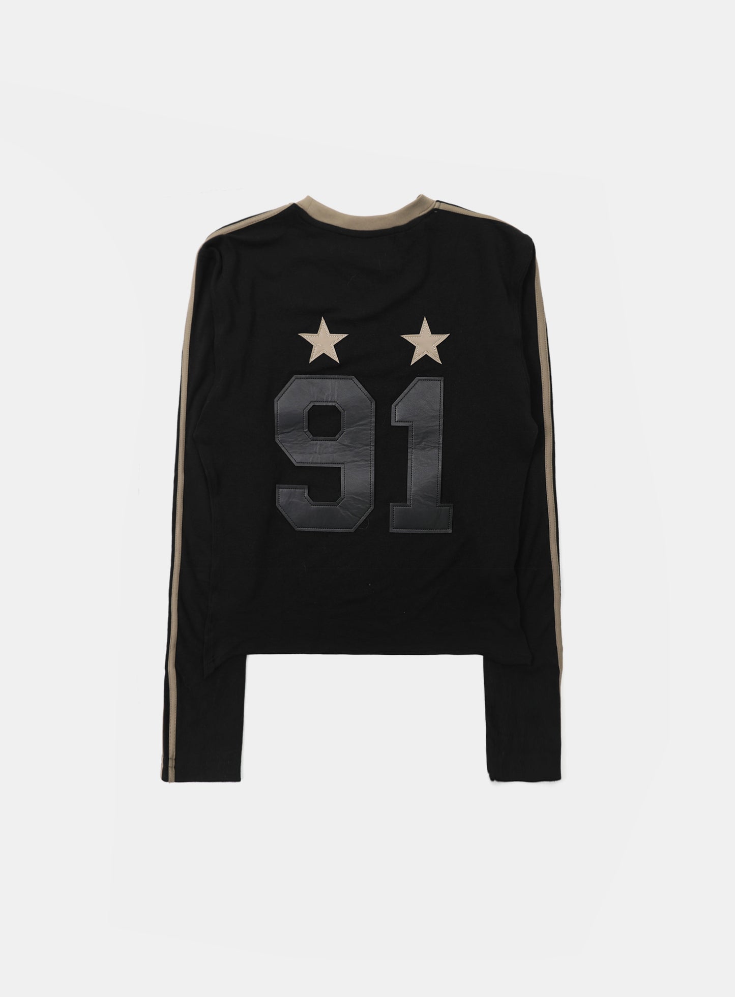 Vintage Club Jersey Ringer Long Sleeve - Black