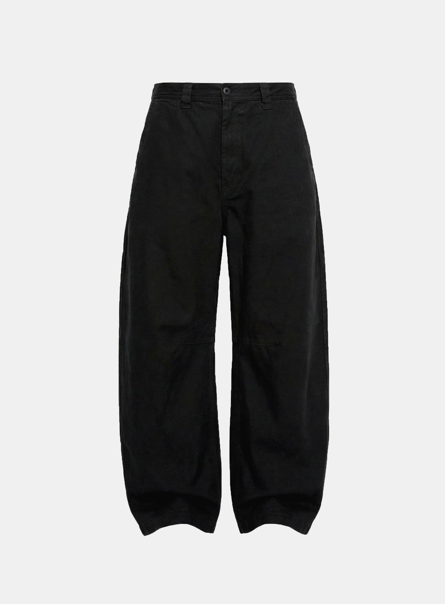 [w-pts26-003] Mystic Formal Curved Chino Pants - Black