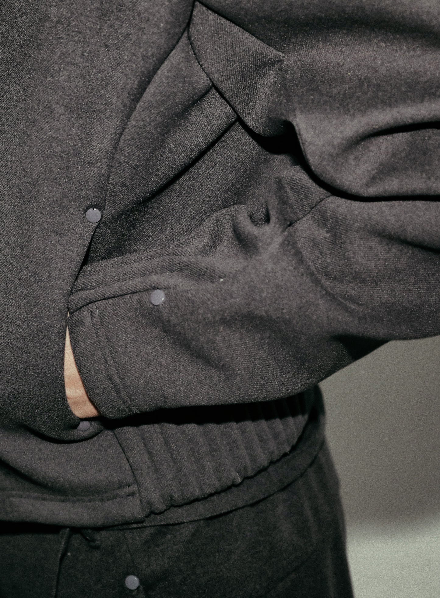 Beyond Cash Soft Zip-Up Jacket - Charcoal