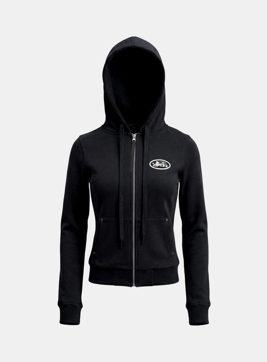 [w-hde26-025] Mystic Capsule Slim-Fit Zip-Up Hoodie - Black