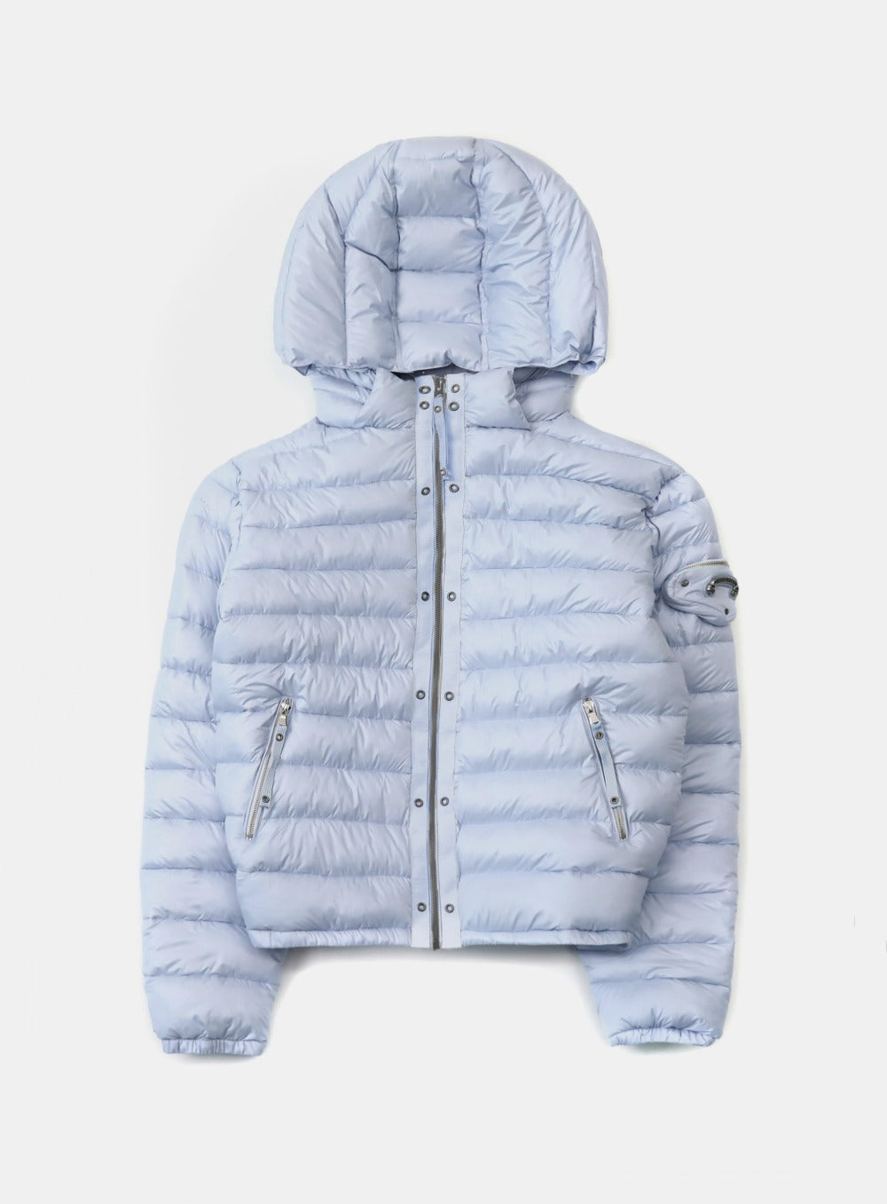 [w-jkt25-061] Viper 31-1 Lightweight Hooded Puffer - Light Blue