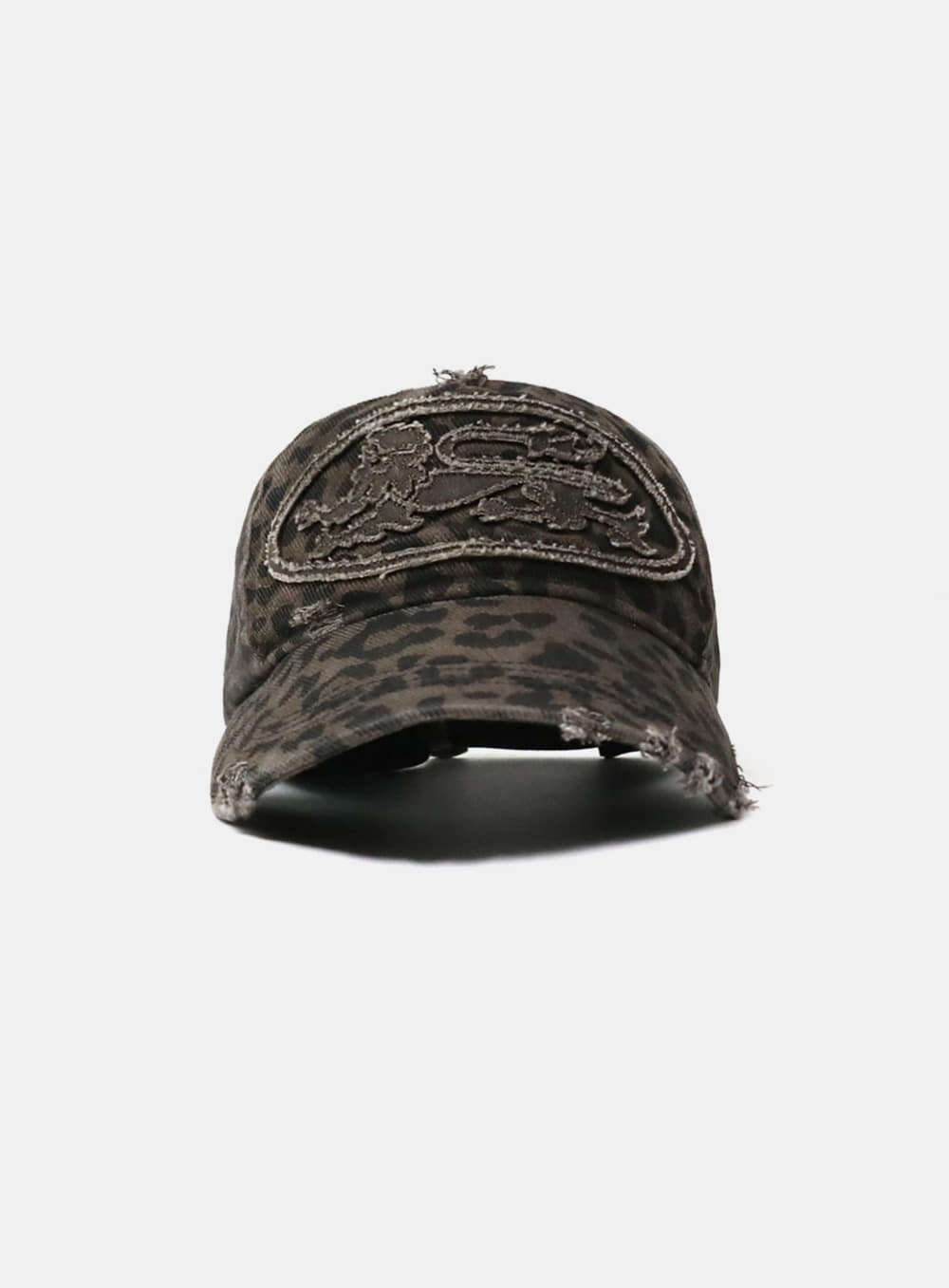 Mystic Big Patch Ball Cap - Dark Brown Leopard