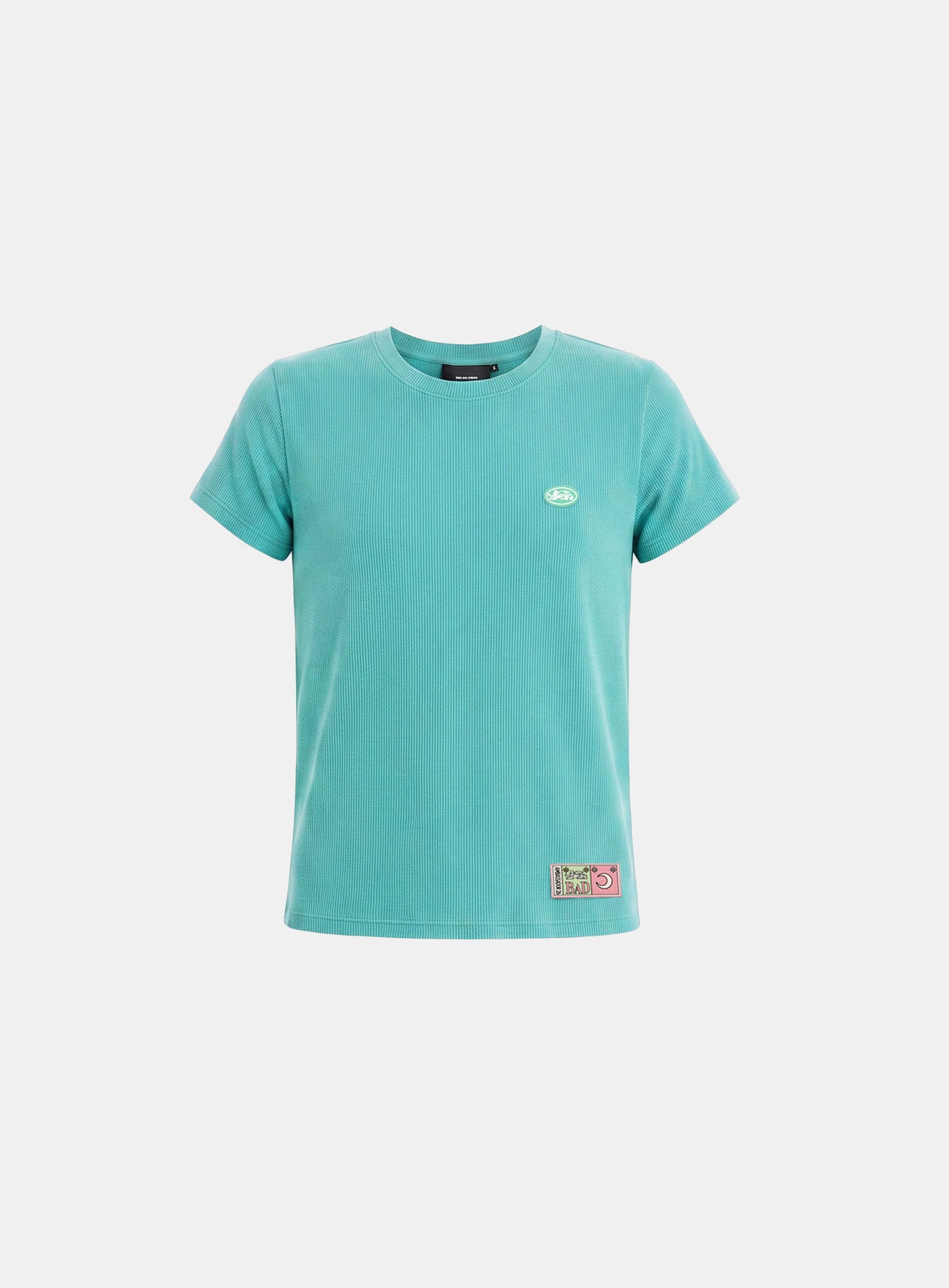 [w-tee26-214] Ambassador 26 Cotton Rib 1/2 Sleeve T-shirt - Mint
