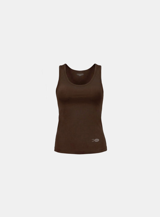 [w-tnk26-023] Everyday Classic Tank - Brown