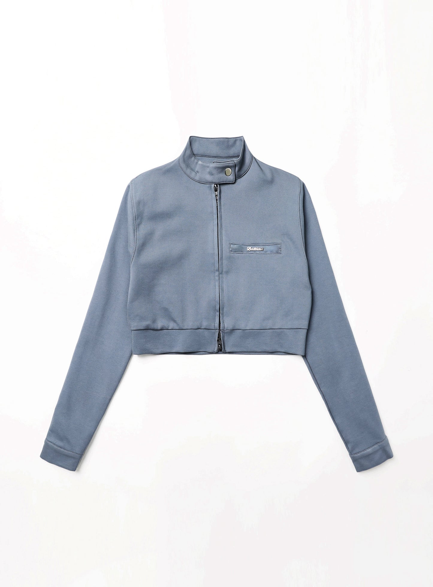 Ponte Racing Jacket - Dusty Blue