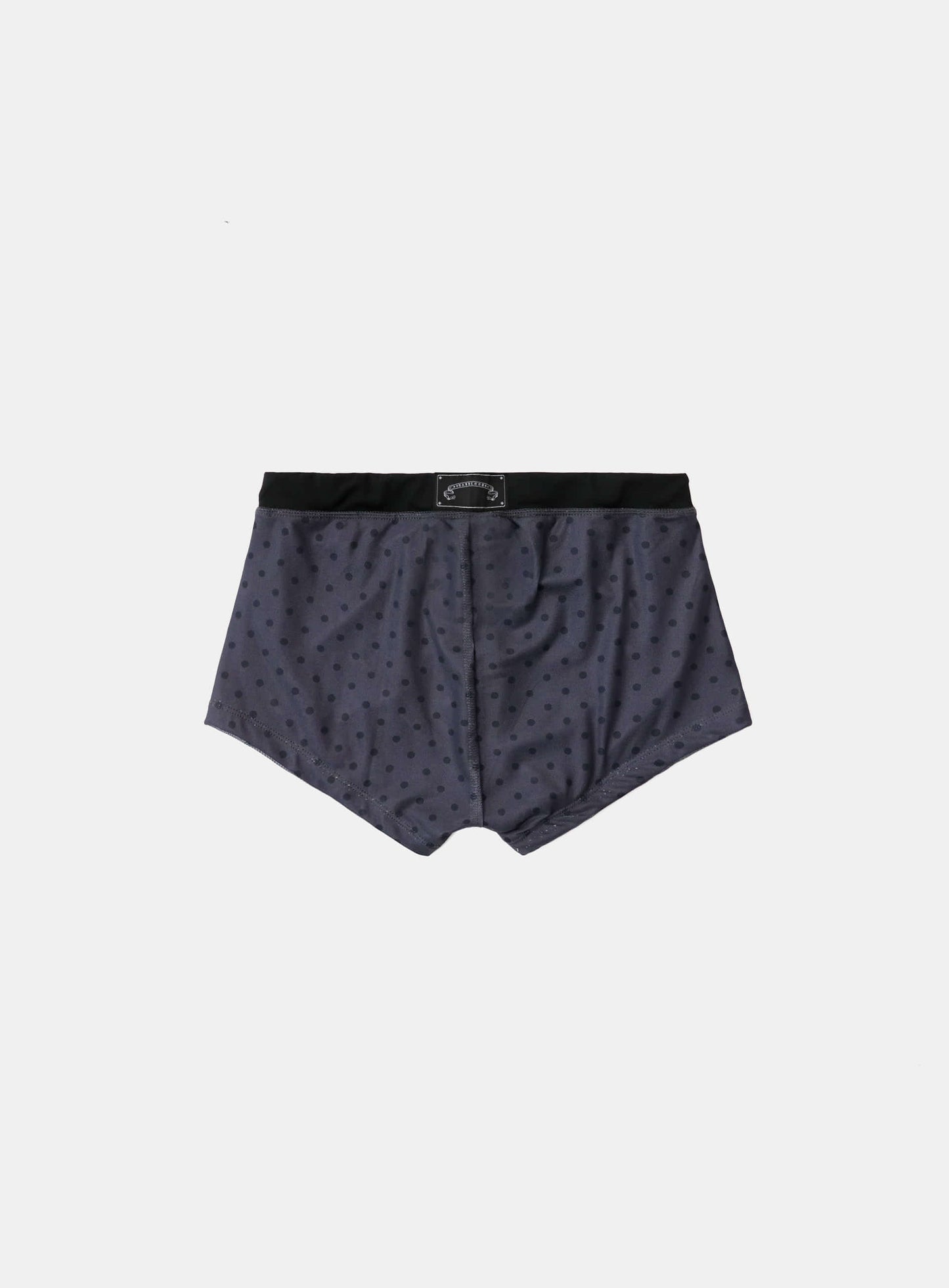 [AQUA] Splash Dot Boy Shorts - Charcoal