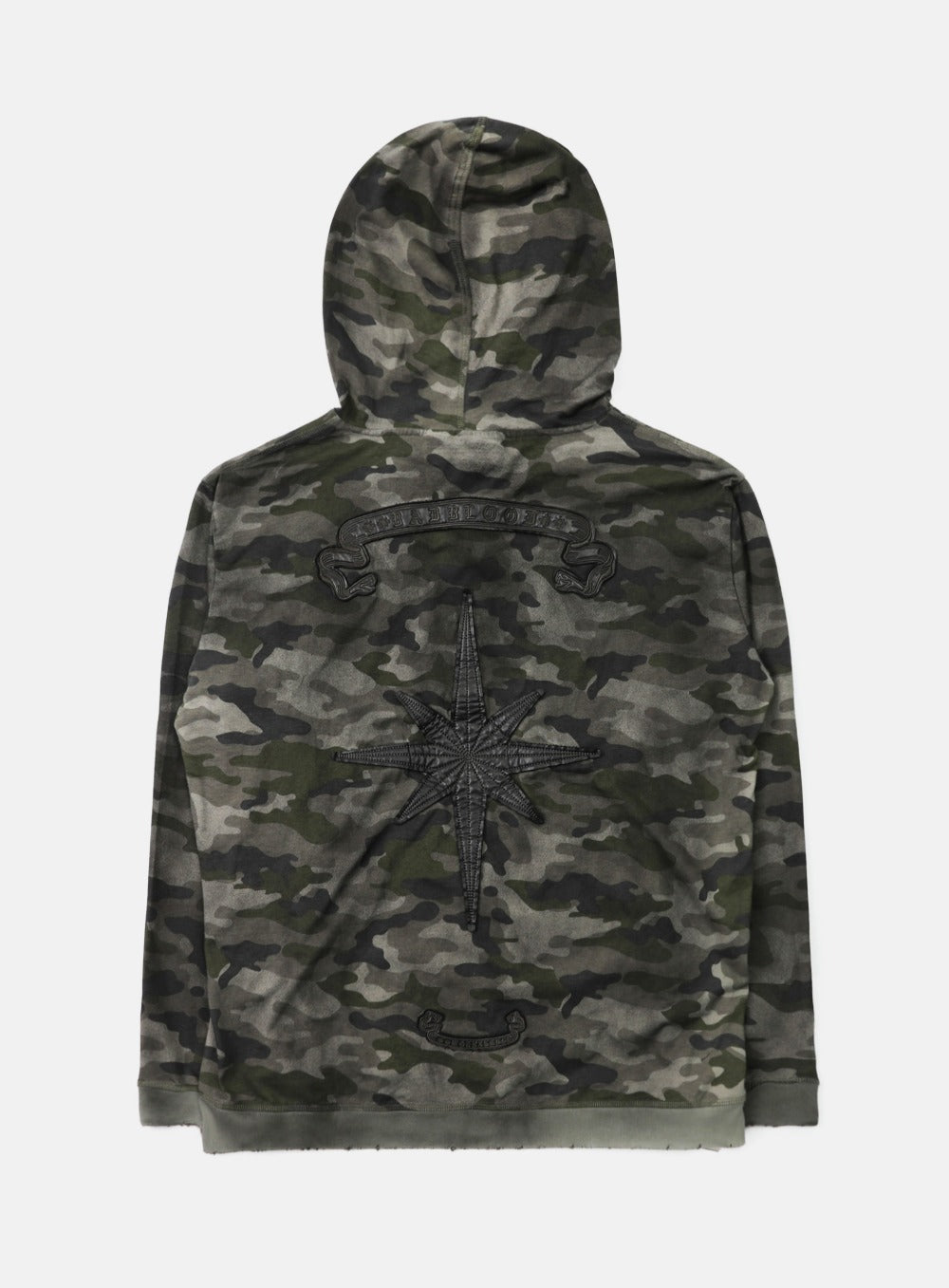 Cosmo Patch Hooded Long Sleeve - Green Camo