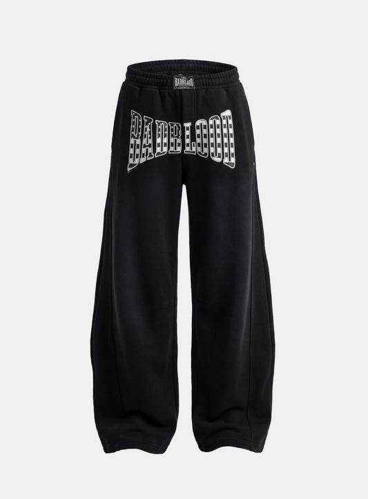 [w-pts25-120] Shield Old Glory 2-Way Curved Jogger Trousers - Dusty Black