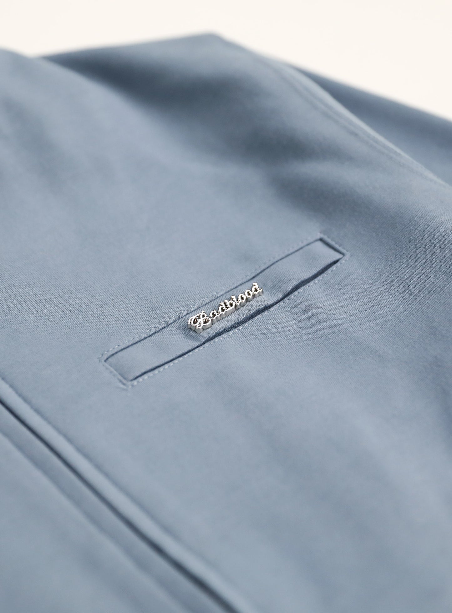 Ponte Racing Jacket - Dusty Blue