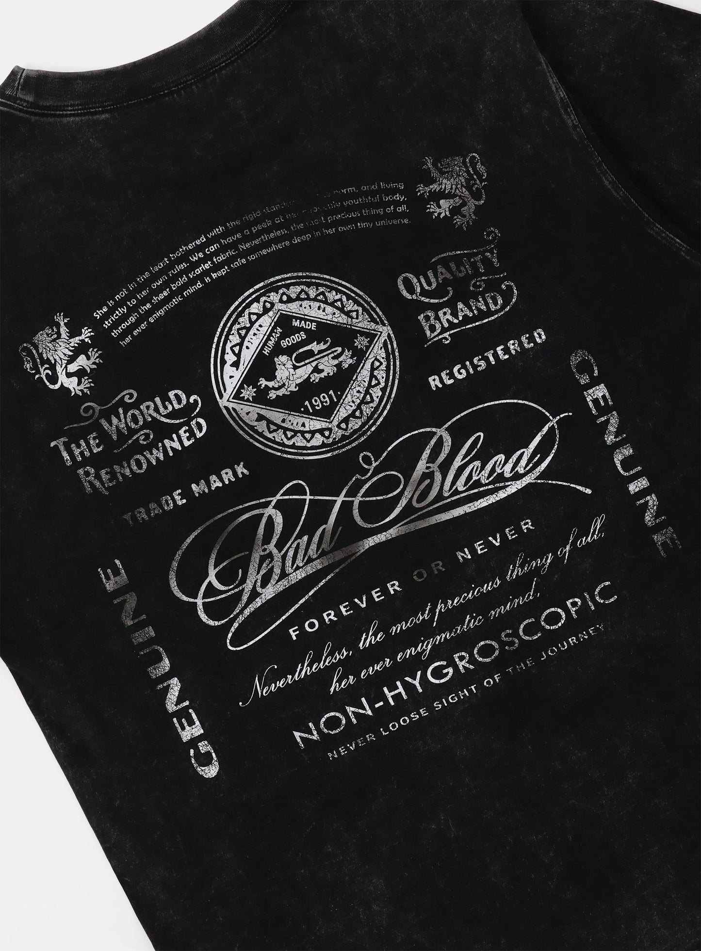 Premium Classic Washed T-Shirt - Black