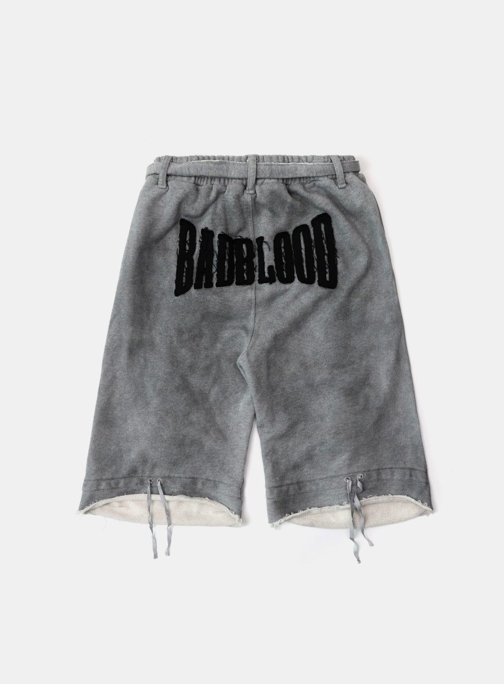 【BADBLOOD】Long Bermuda Trousers in Perforated Leather - Perforated Leather Shorts For Men - Dotted Leather Shorts