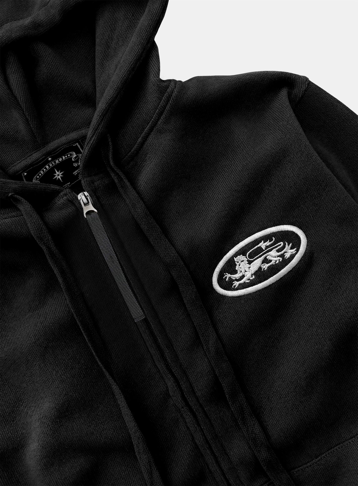 [w-hde26-025] Mystic Capsule Slim-Fit Zip-Up Hoodie - Black