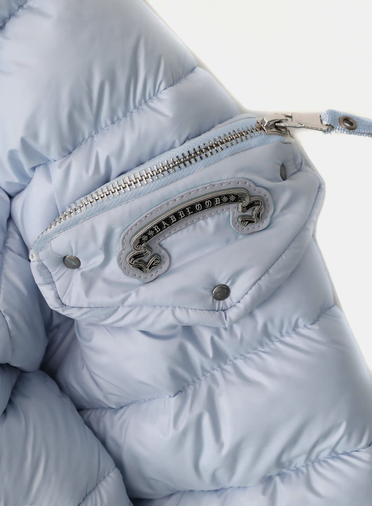 [w-jkt25-061] Viper 31-1 Lightweight Hooded Puffer - Light Blue