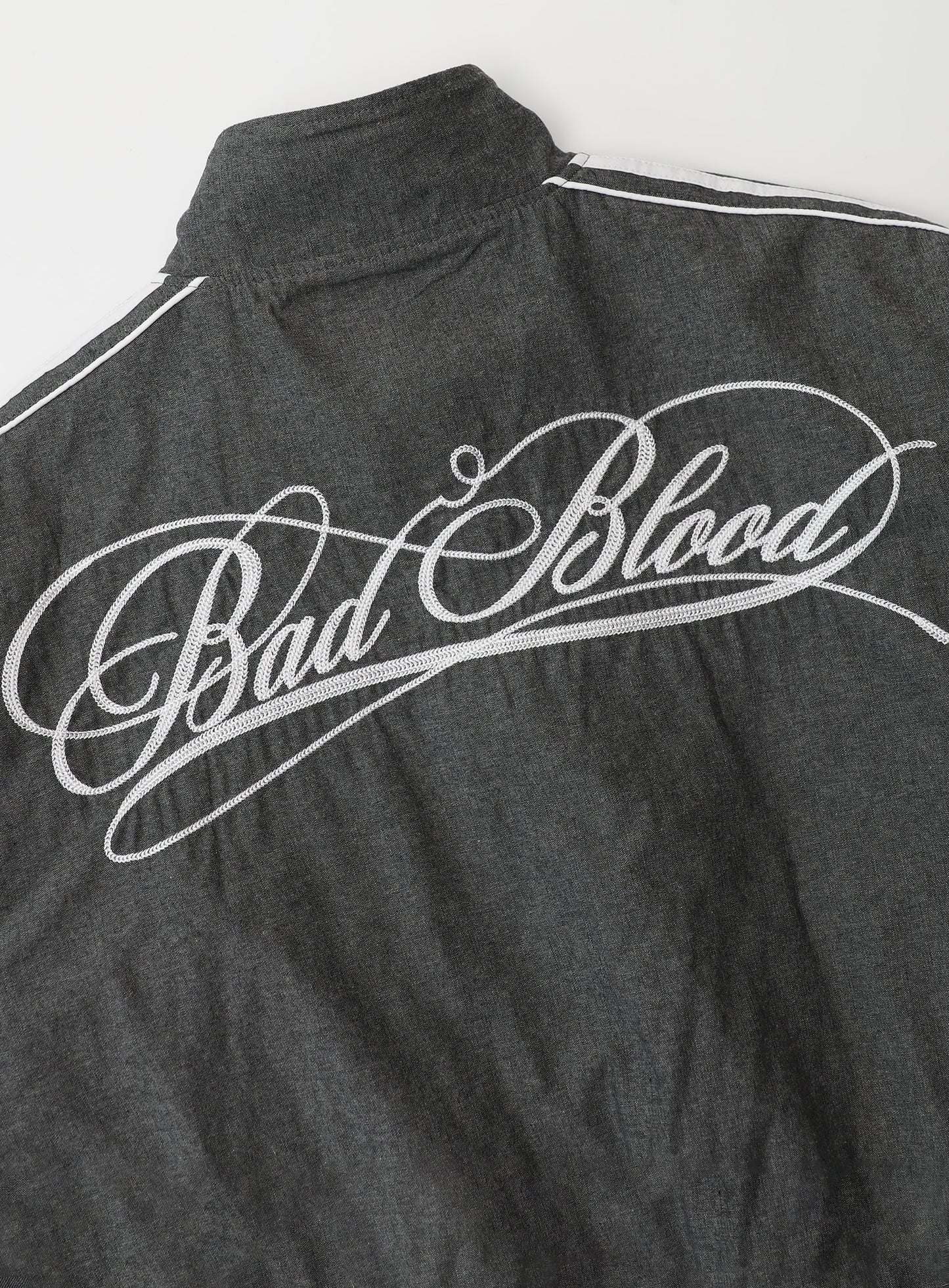 Reversible Pinstripe Tracksuit - Grey