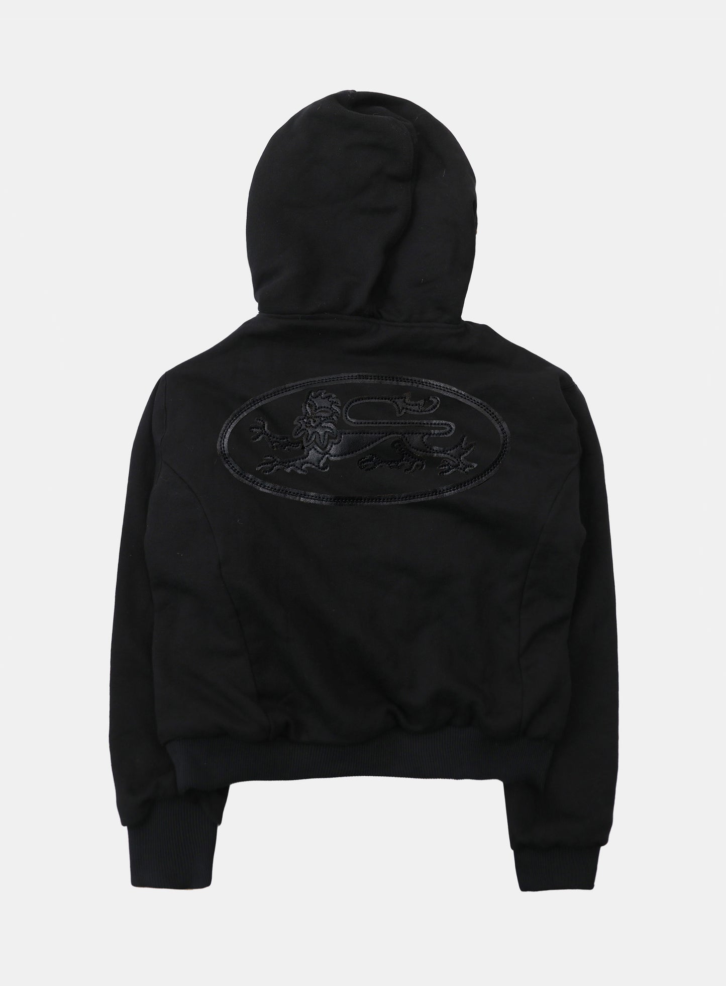 Mystic 11 Reversible Fur Hooded Jacket - Black/Brown Leopard