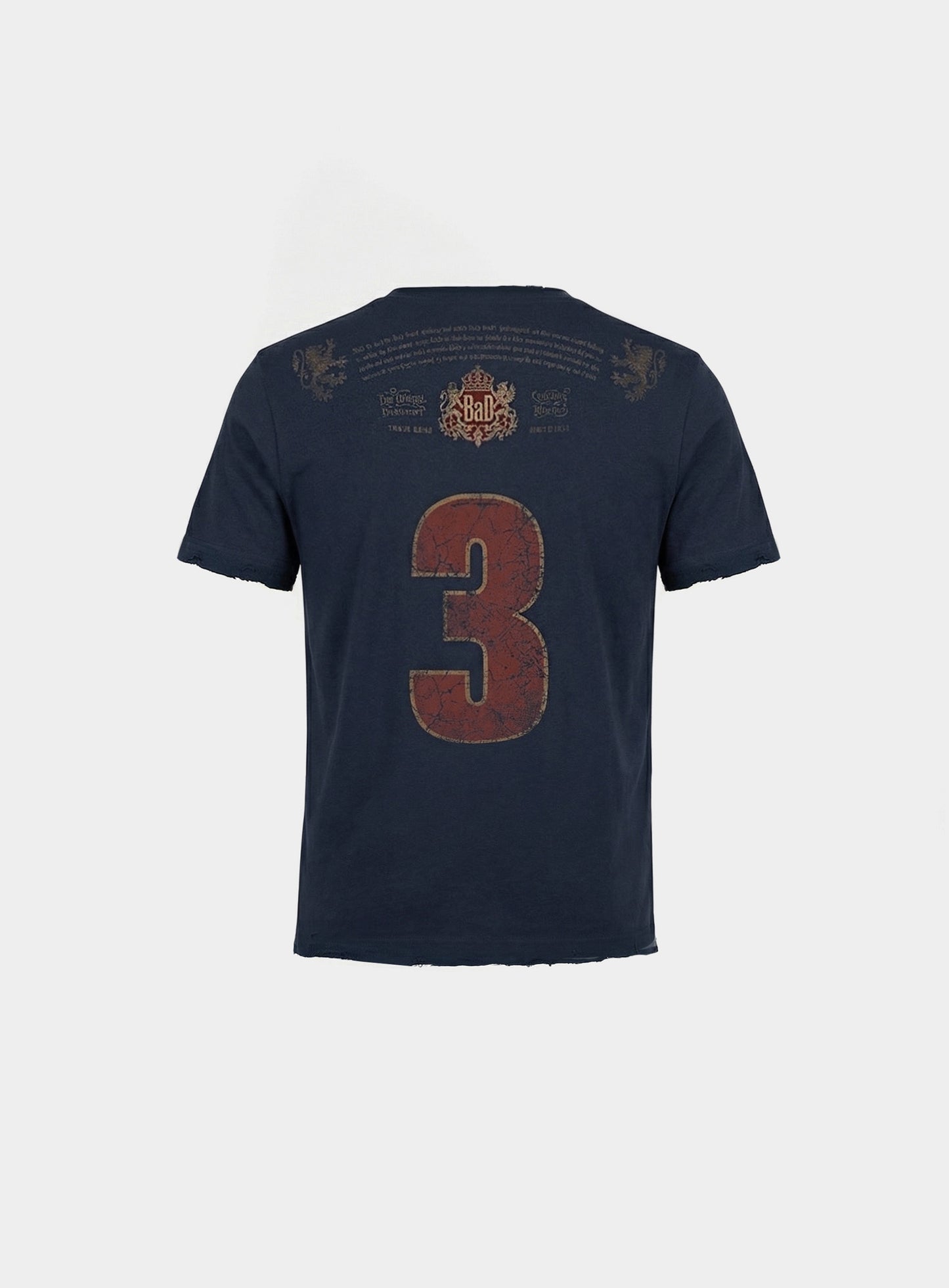 [w-tee26-099] Royal Classic Slim Fit Short Sleeve T-Shirt - Navy