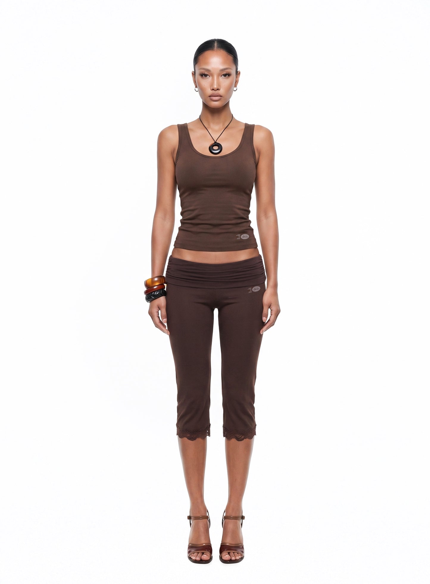 [w-tnk26-023] Everyday Classic Tank - Brown