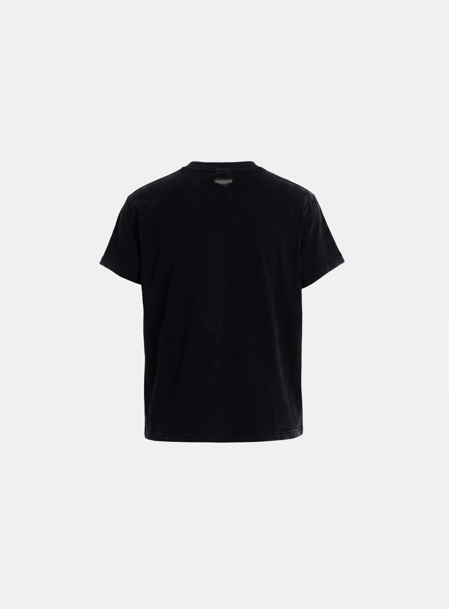 [w-tee26-145] Beyond Rhinestone Short Sleeve T-Shirt - Black