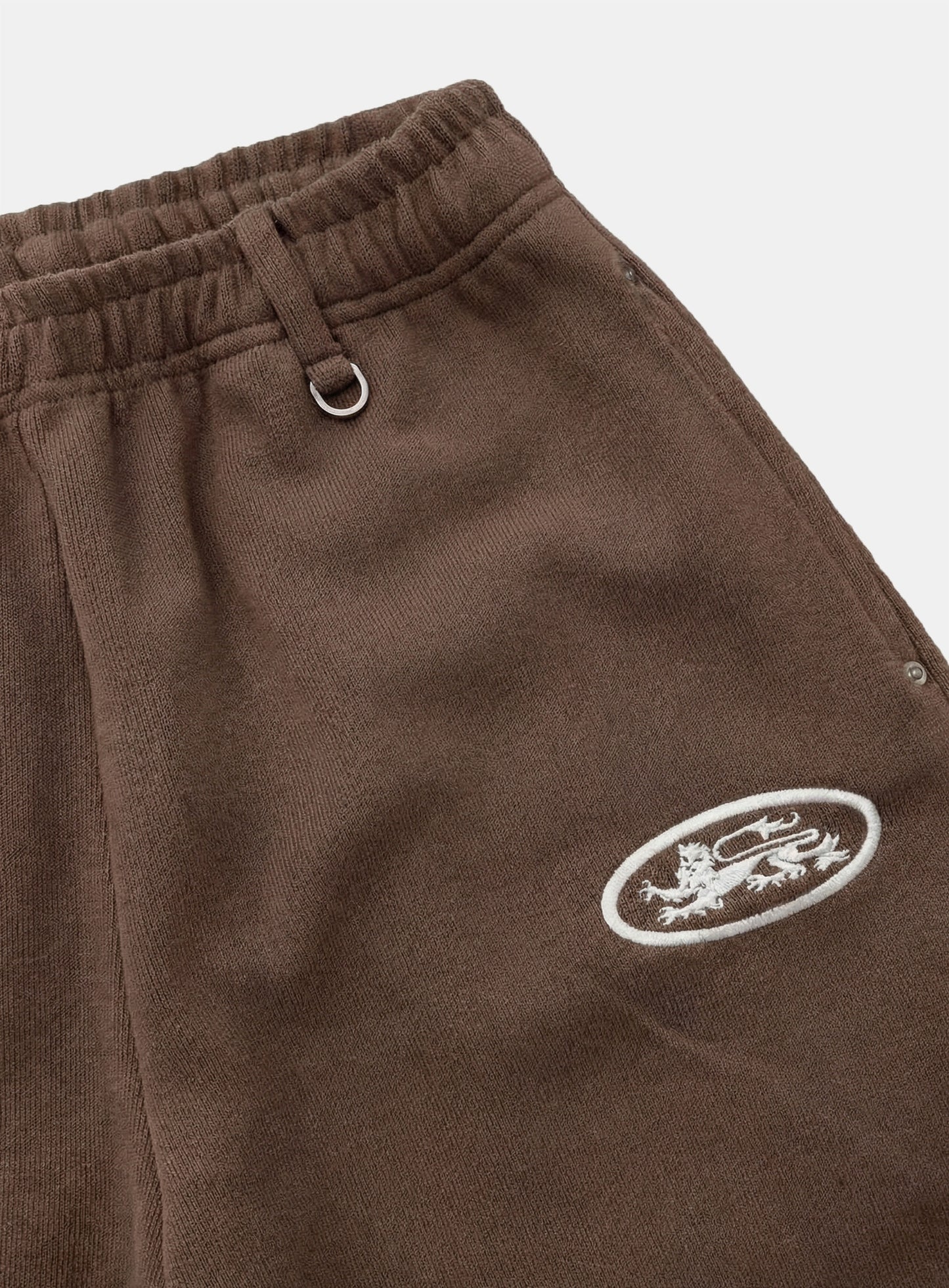 [w-pts26-055] Mystic Capsule Semi-Curved Fit Joggers - Brown