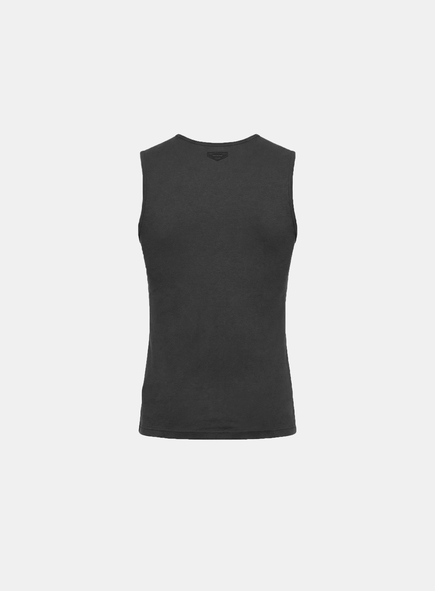 [w-tnk26-013] BS Cotton Jersey Classic Tank - Charcoal