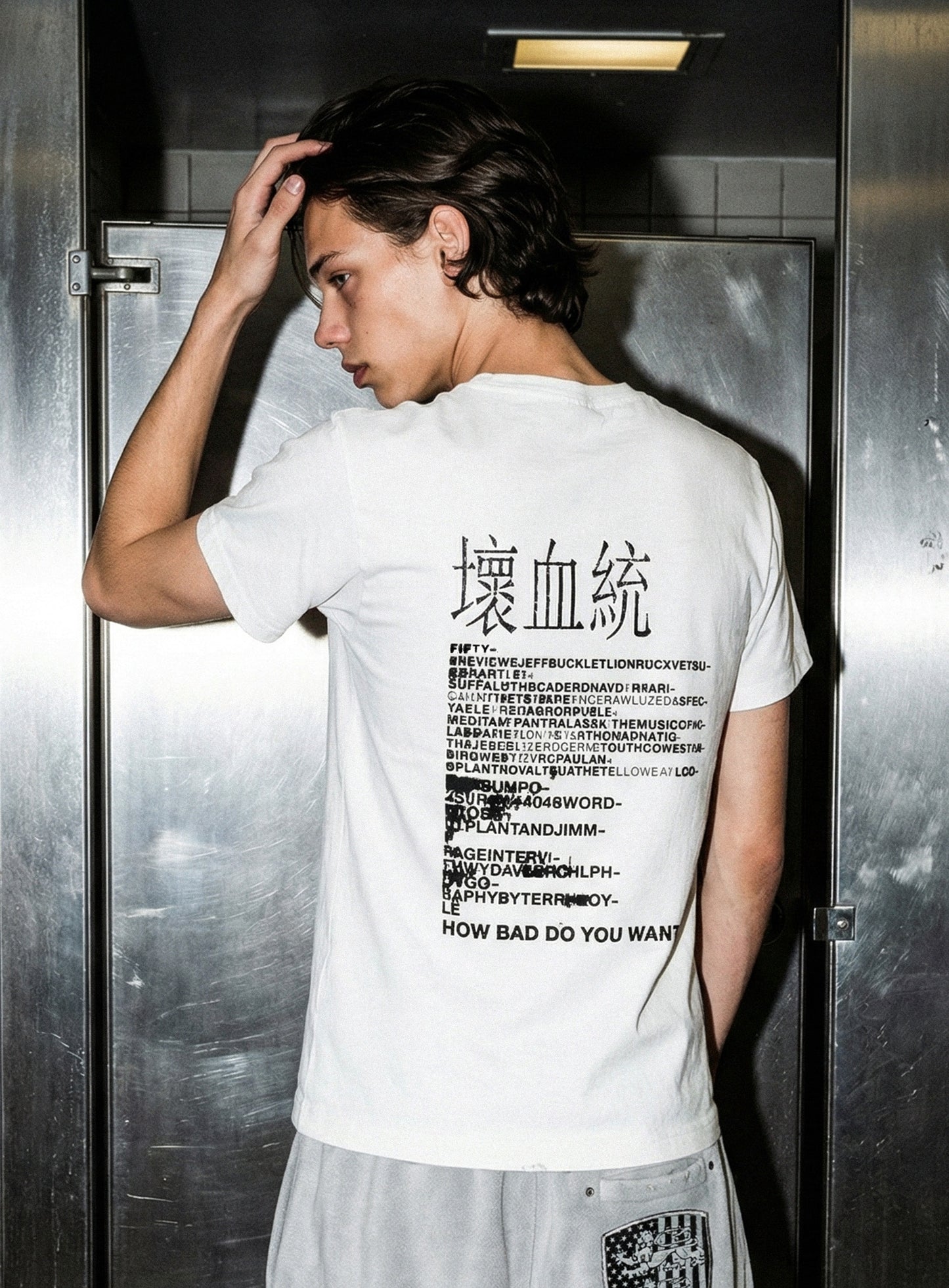 [w-tee26-138] B.A.D. Short Sleeve T-Shirt - White