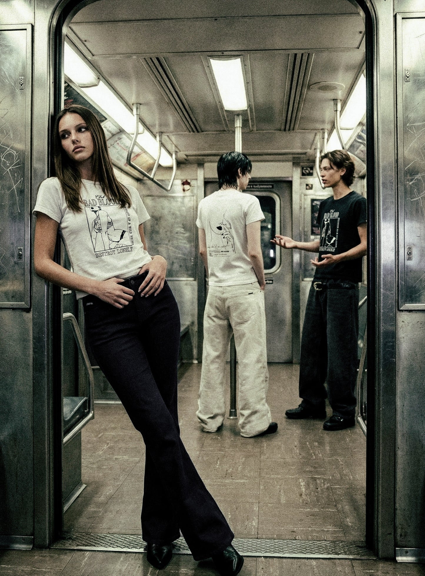 [w-pts26-070] 702 Low-Rise Bootcut Pants - Black