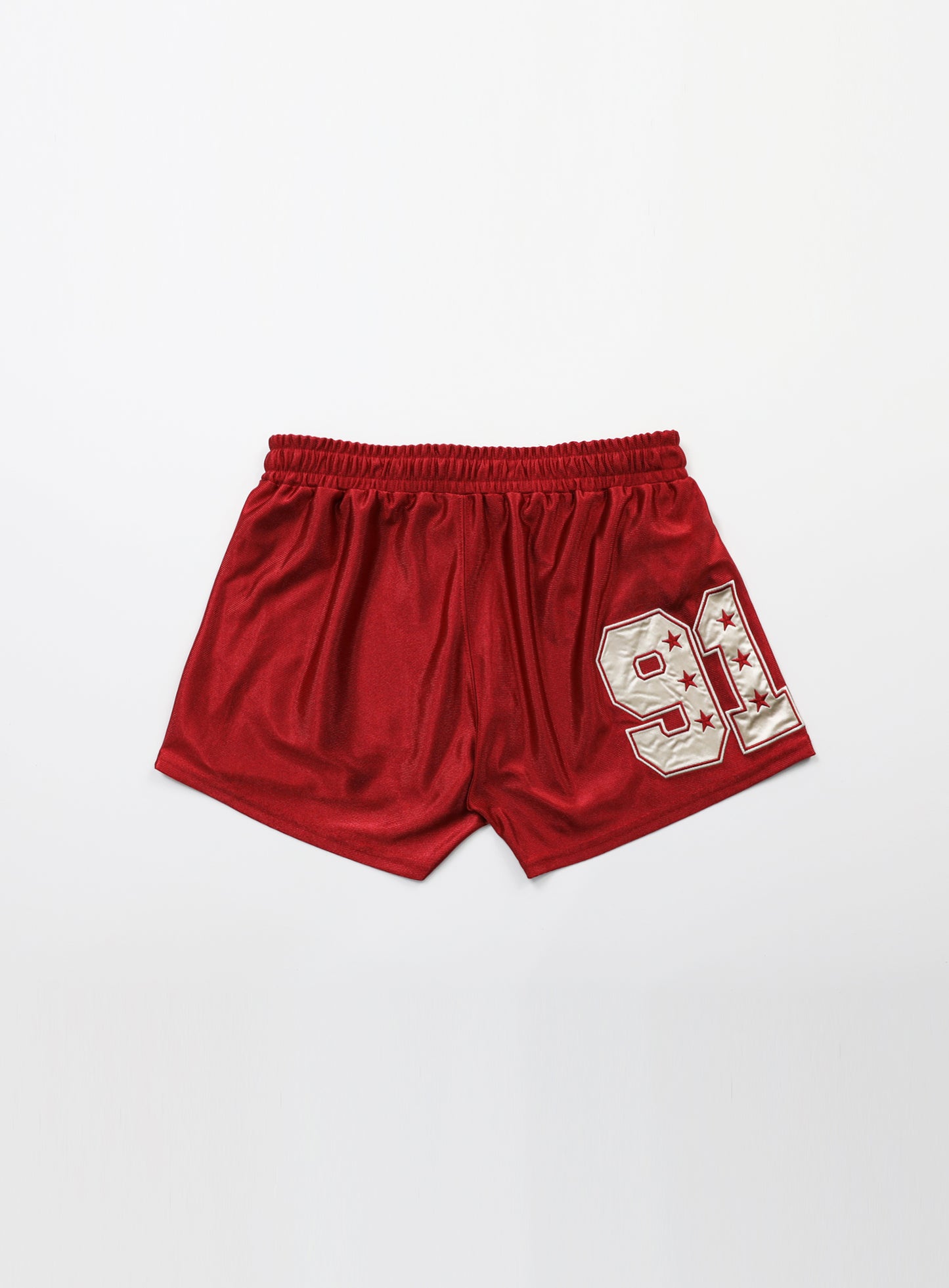 91 Football Shorts – Red