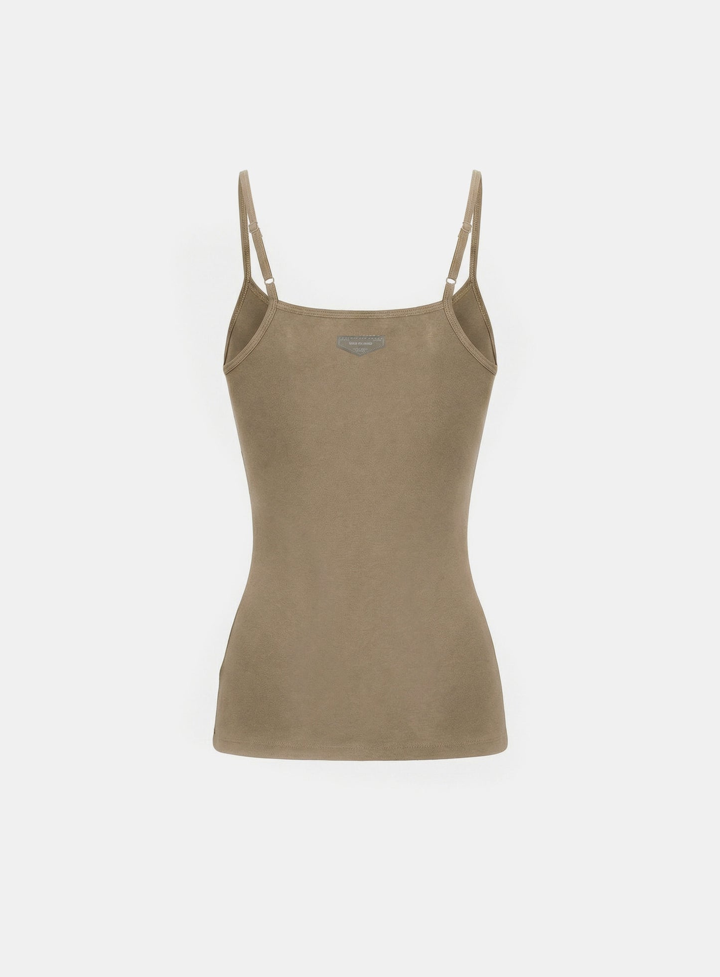 [w-tnk26-005] BS Cotton Jersey String Tank - Tobacco
