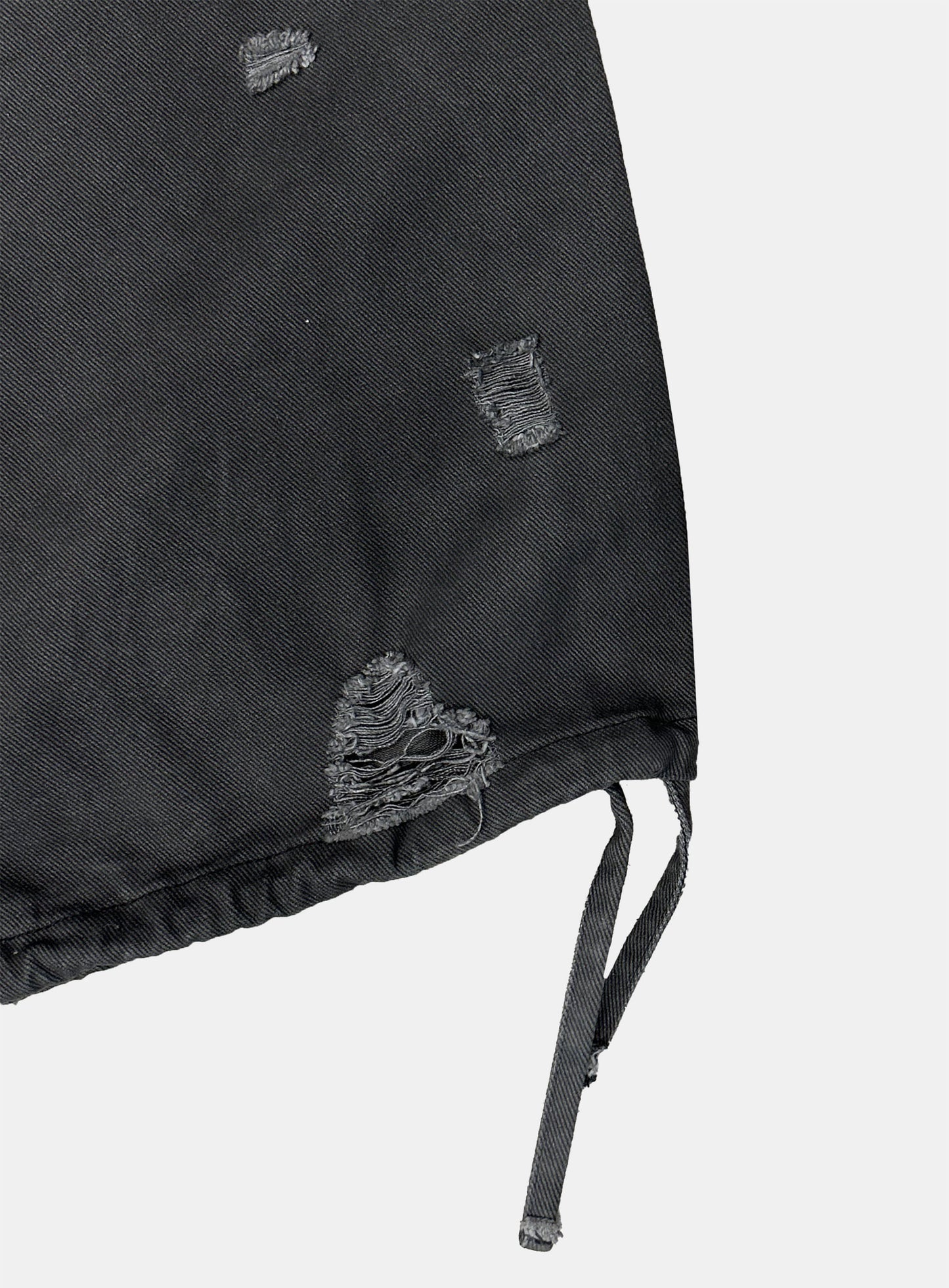[w-pts25-117] Star Studded Convex Pants - Dusty Black