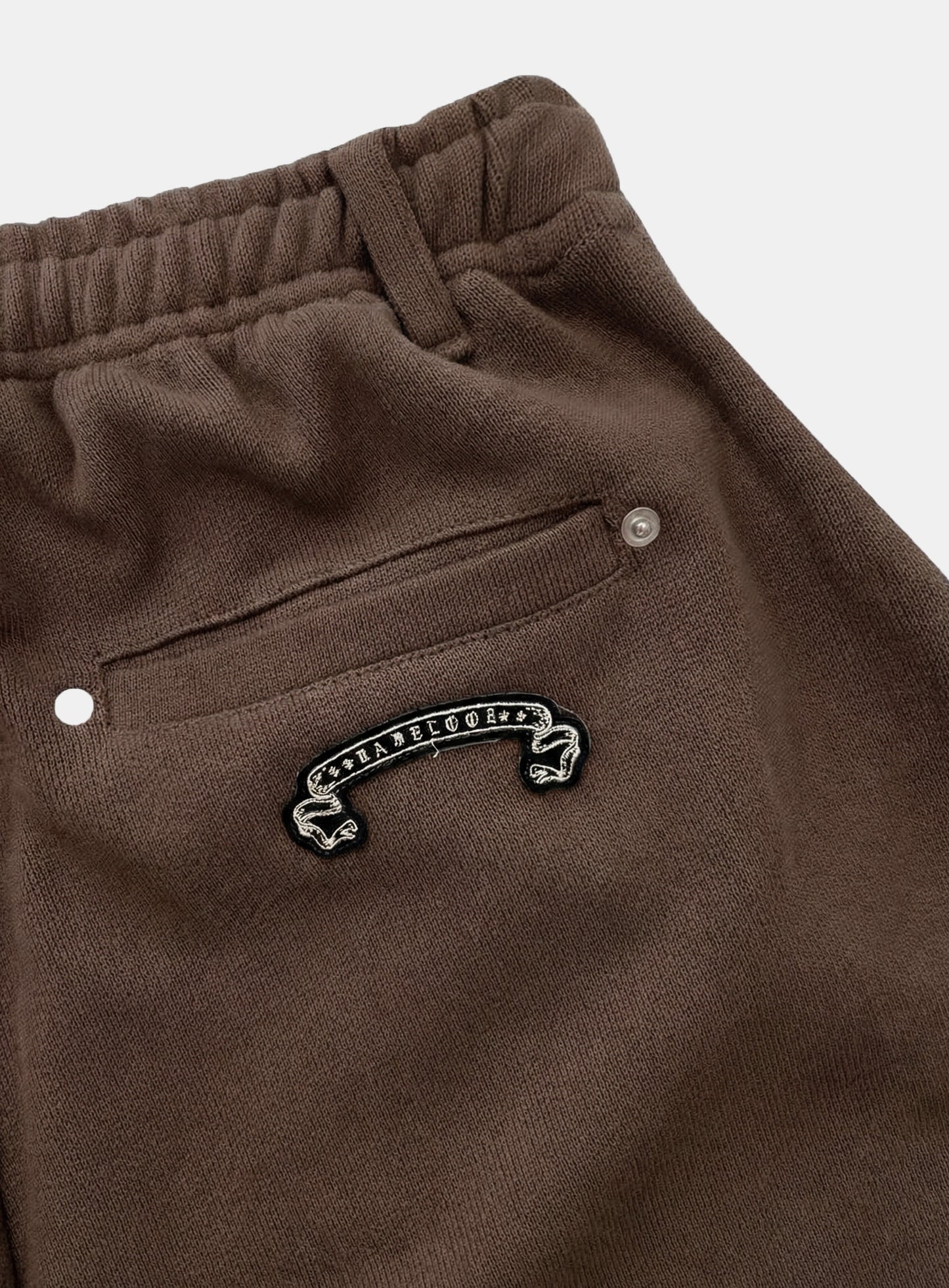 [w-pts26-055] Mystic Capsule Semi-Curved Fit Joggers - Brown