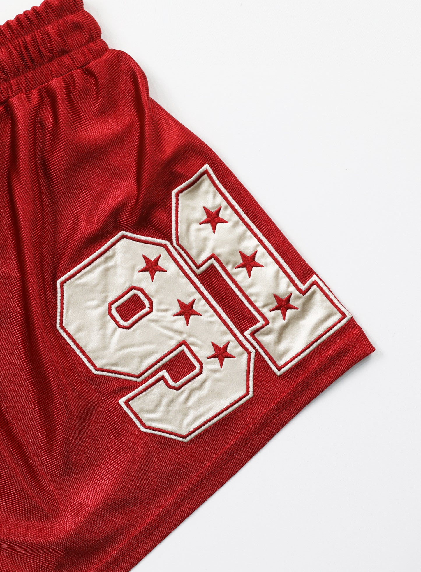 91 Football Shorts – Red
